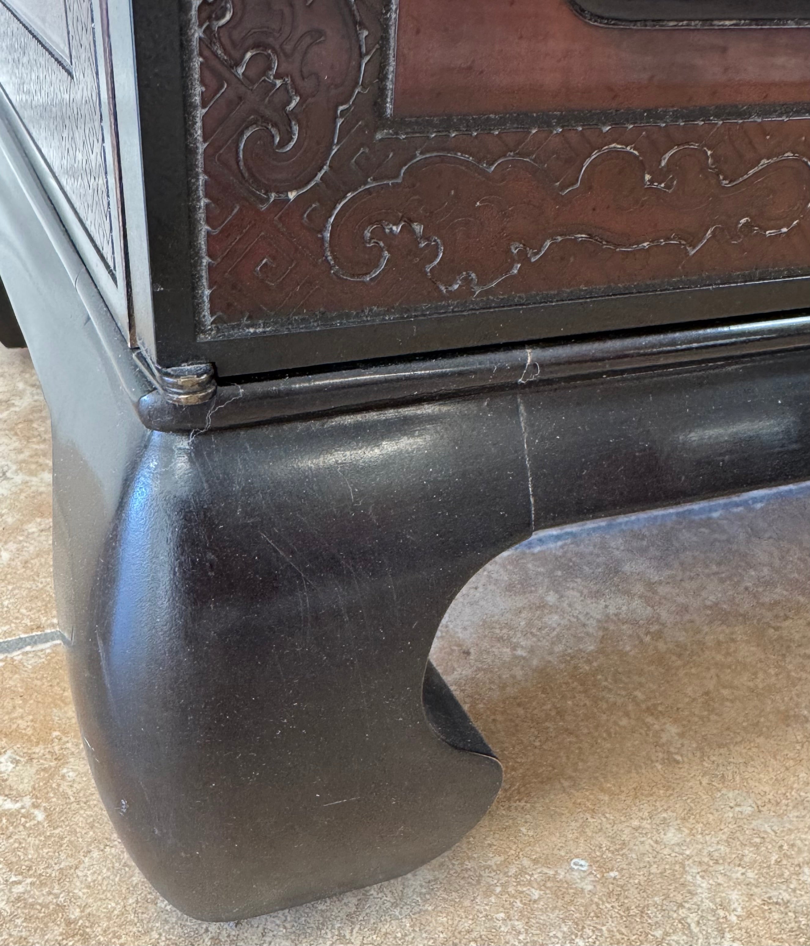 DREXEL 'Connoisseur' Mahogany Chinoiserie Sideboard