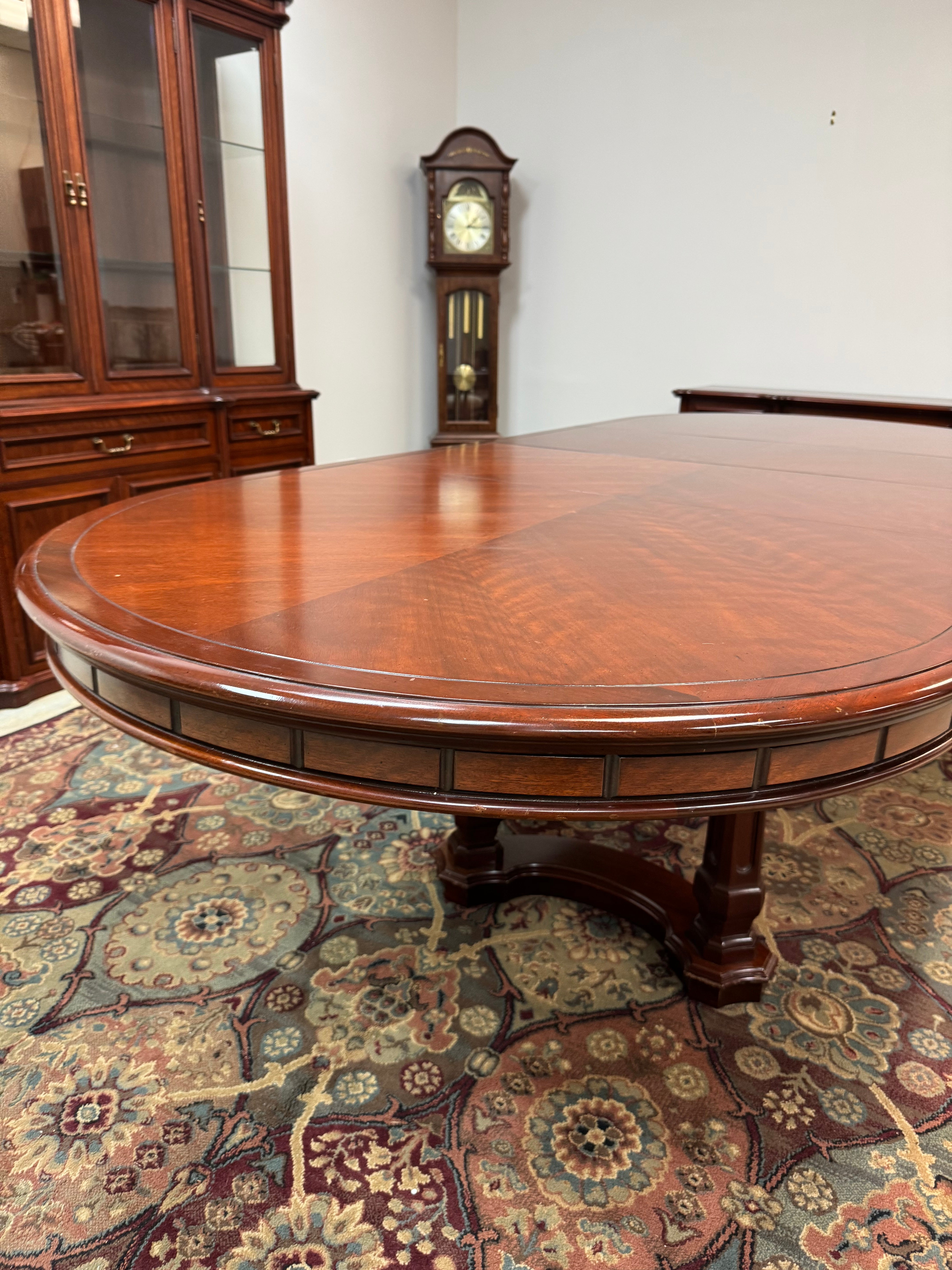 Mahogany Dual-pedestal Dining Table *