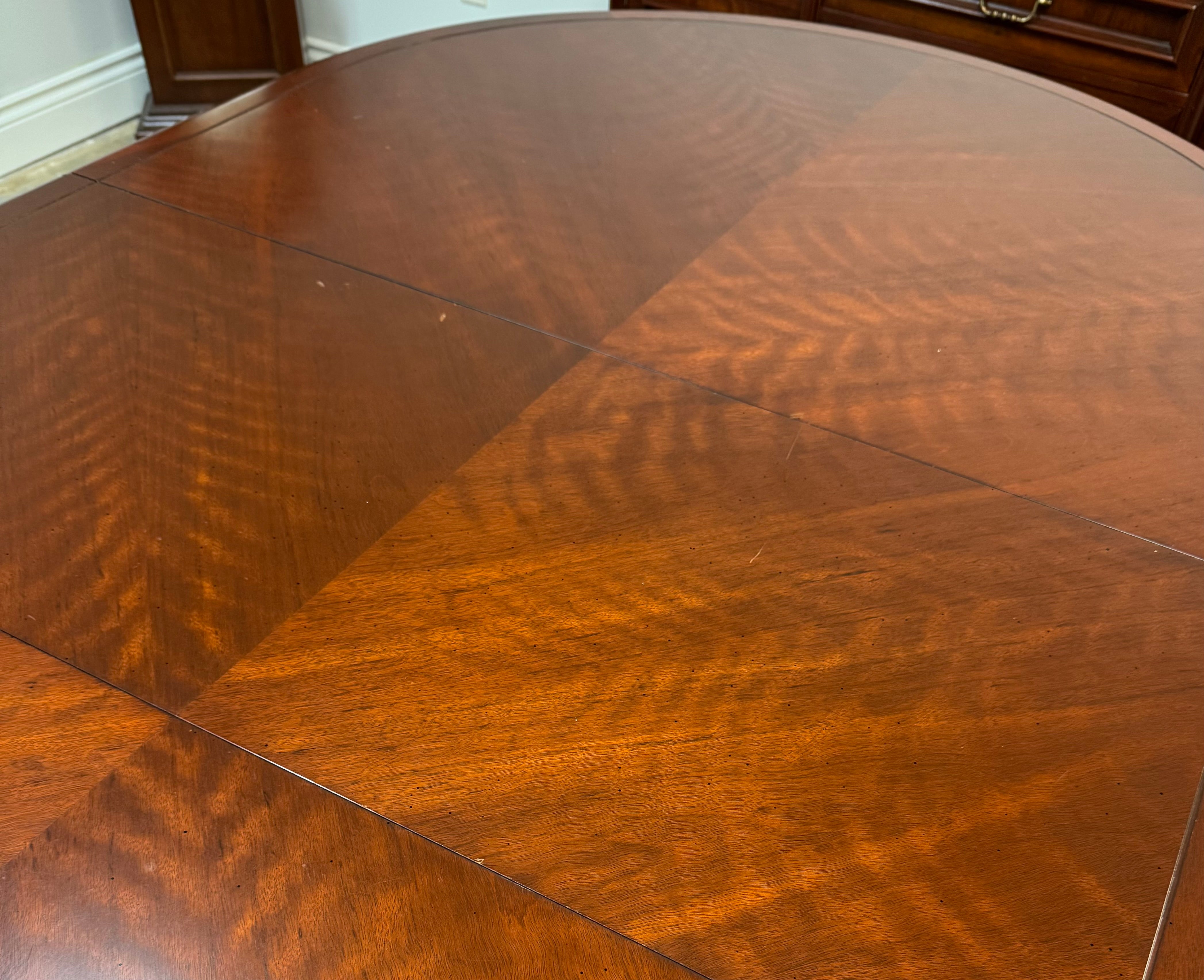 Mahogany Dual-pedestal Dining Table *