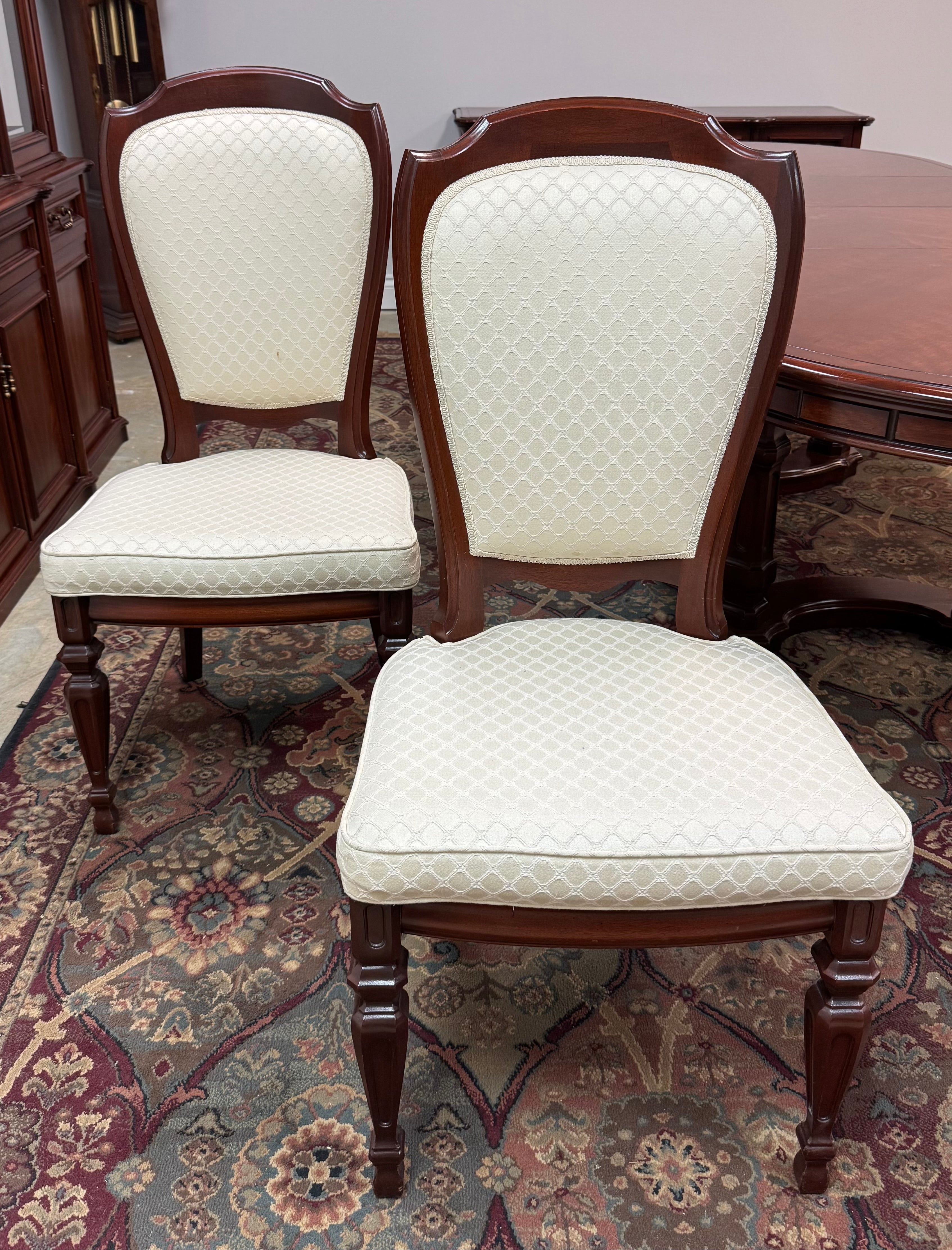 Mahogany Dining Chairs Set of 2