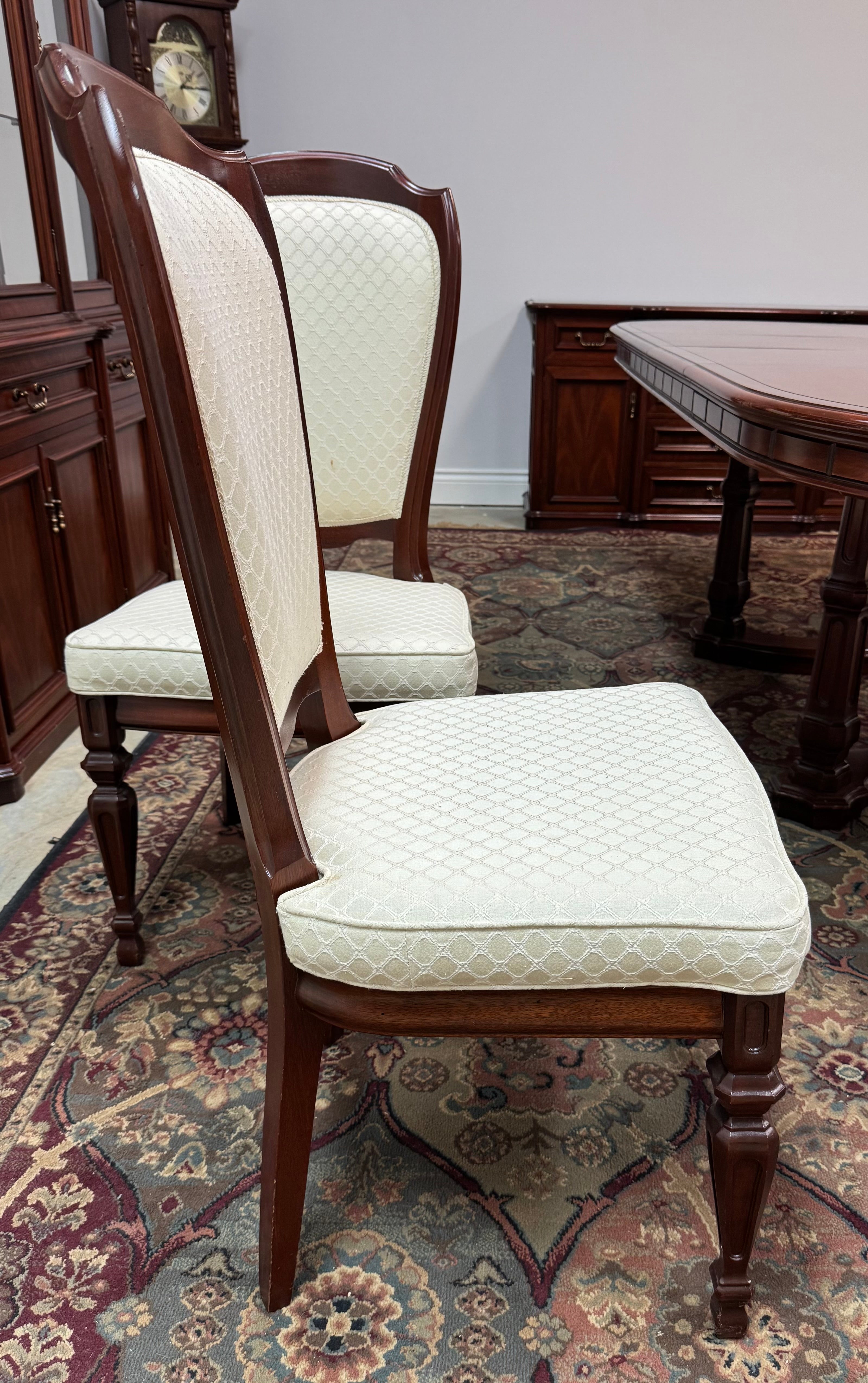 Mahogany Dining Chairs Set of 2