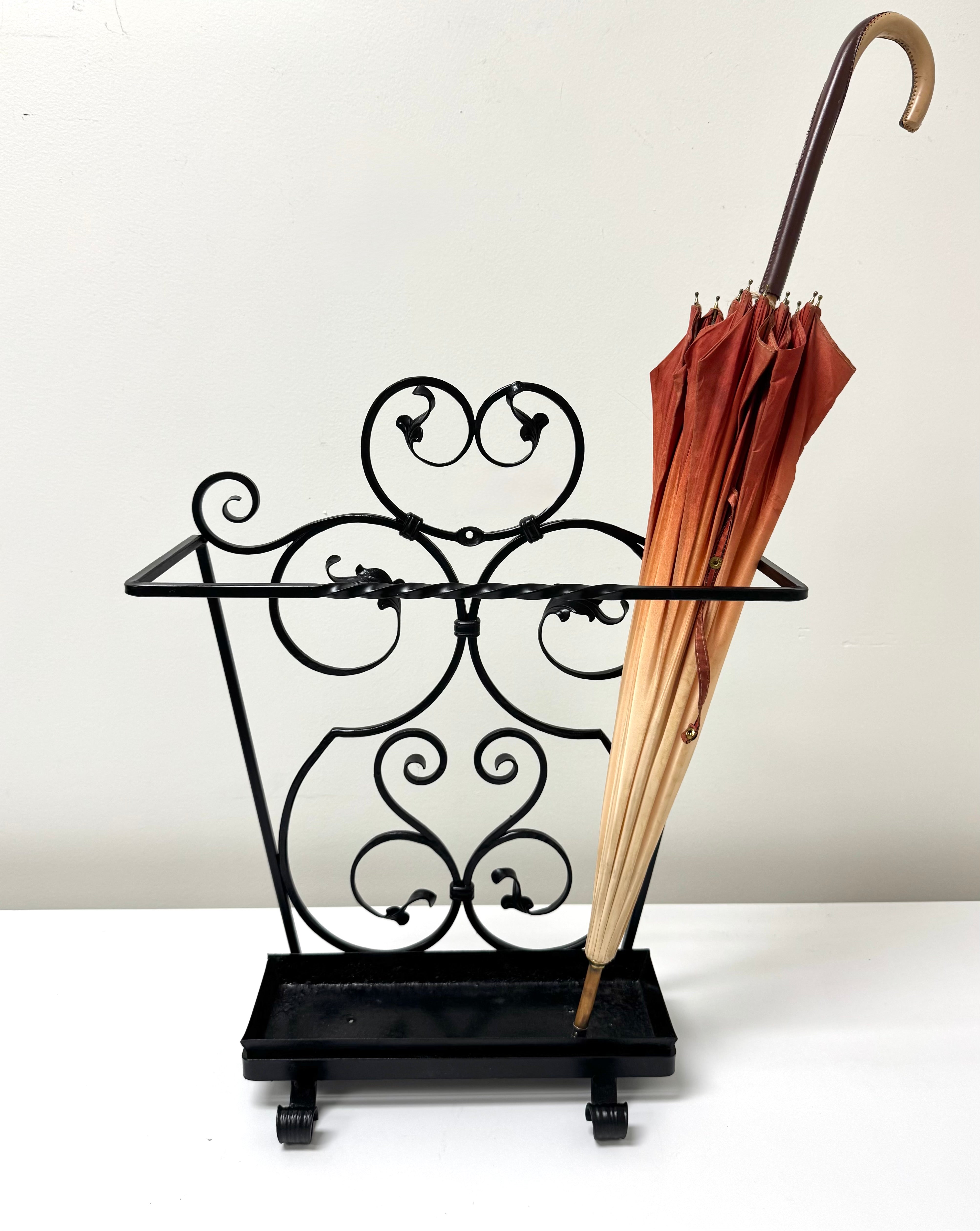 Vintage Iron Umbrella Stand