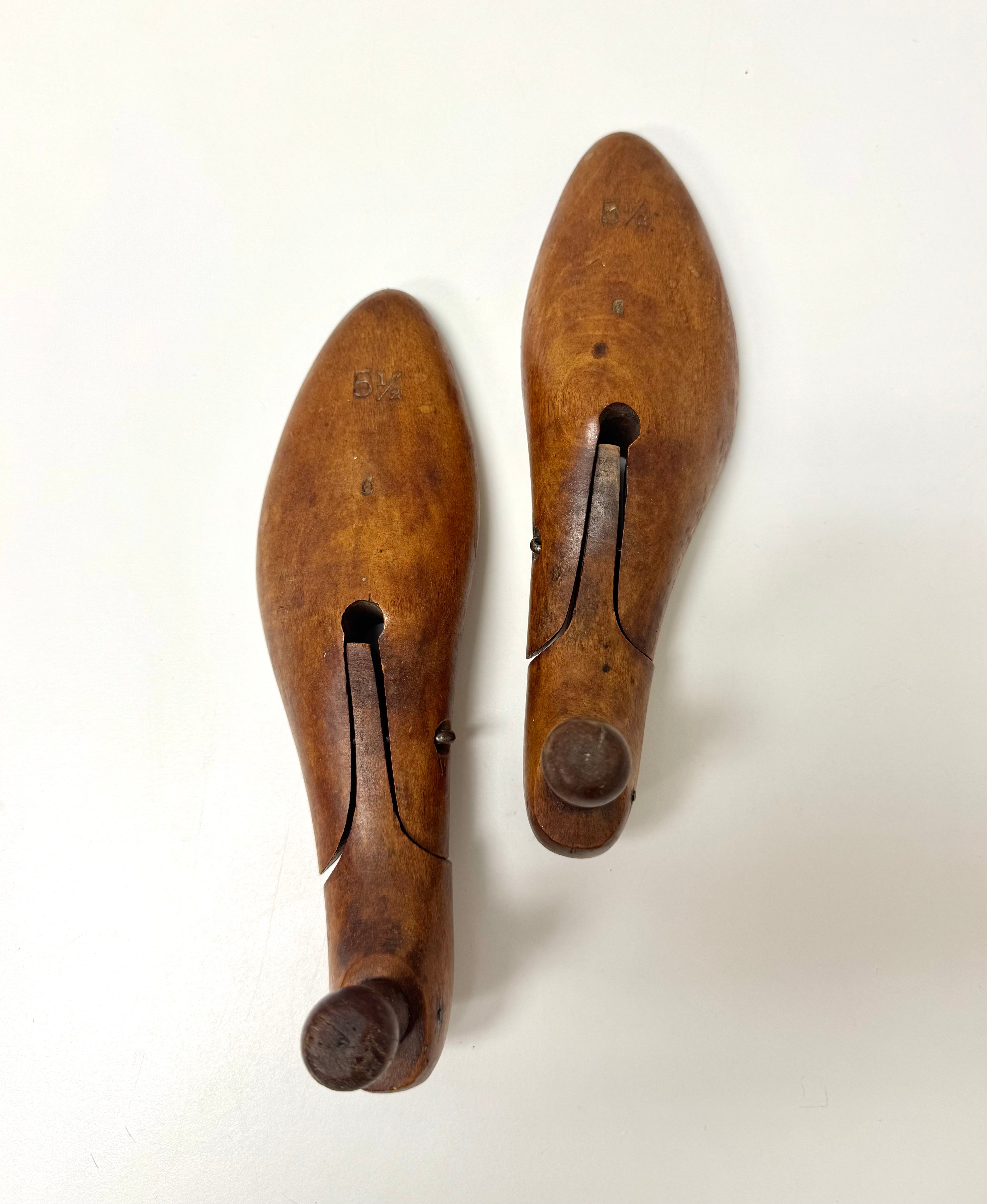 Vintage Wooden Shoe Lasts (5-1/2)