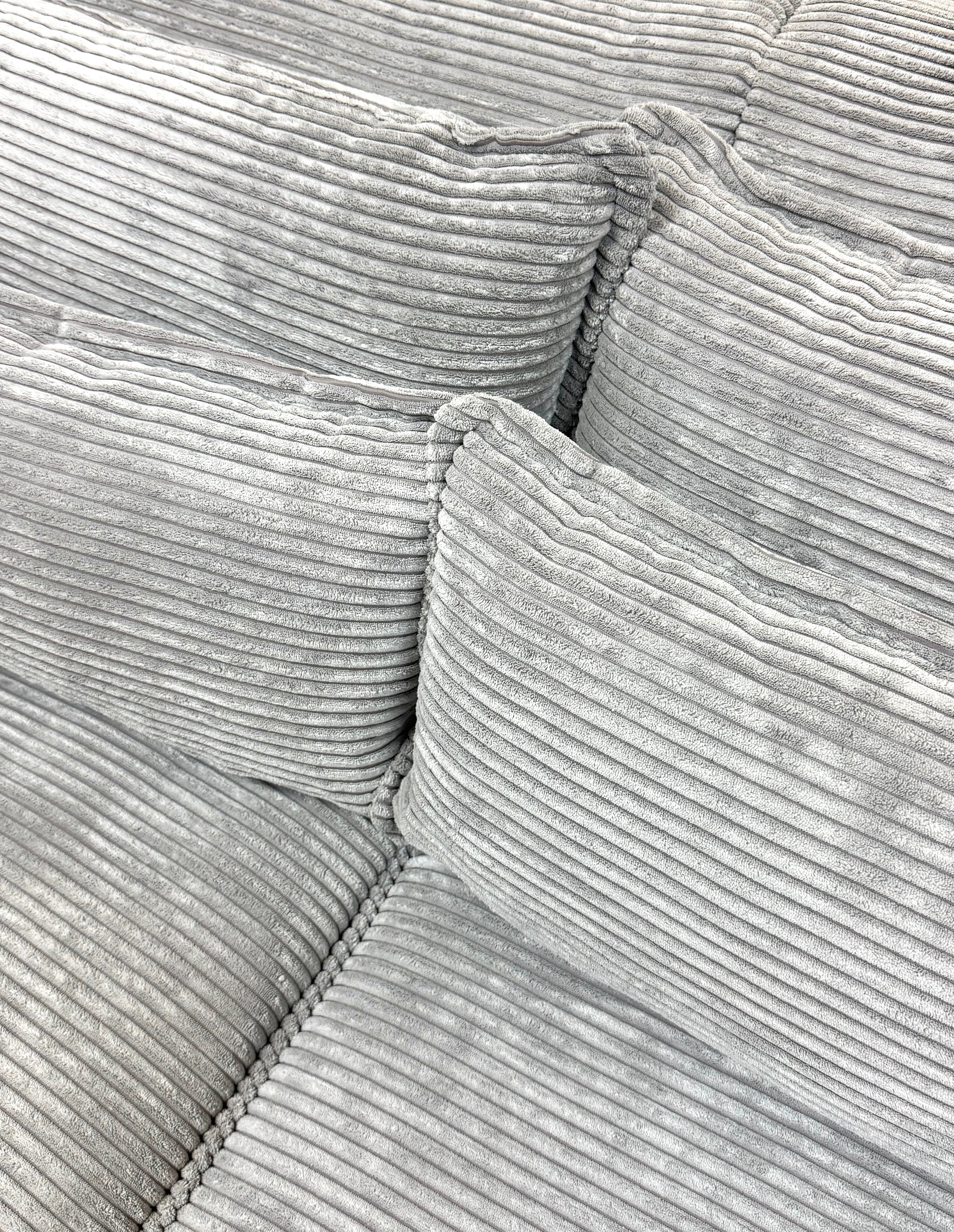 NEW Silver Gray 96" Cloud Sofa