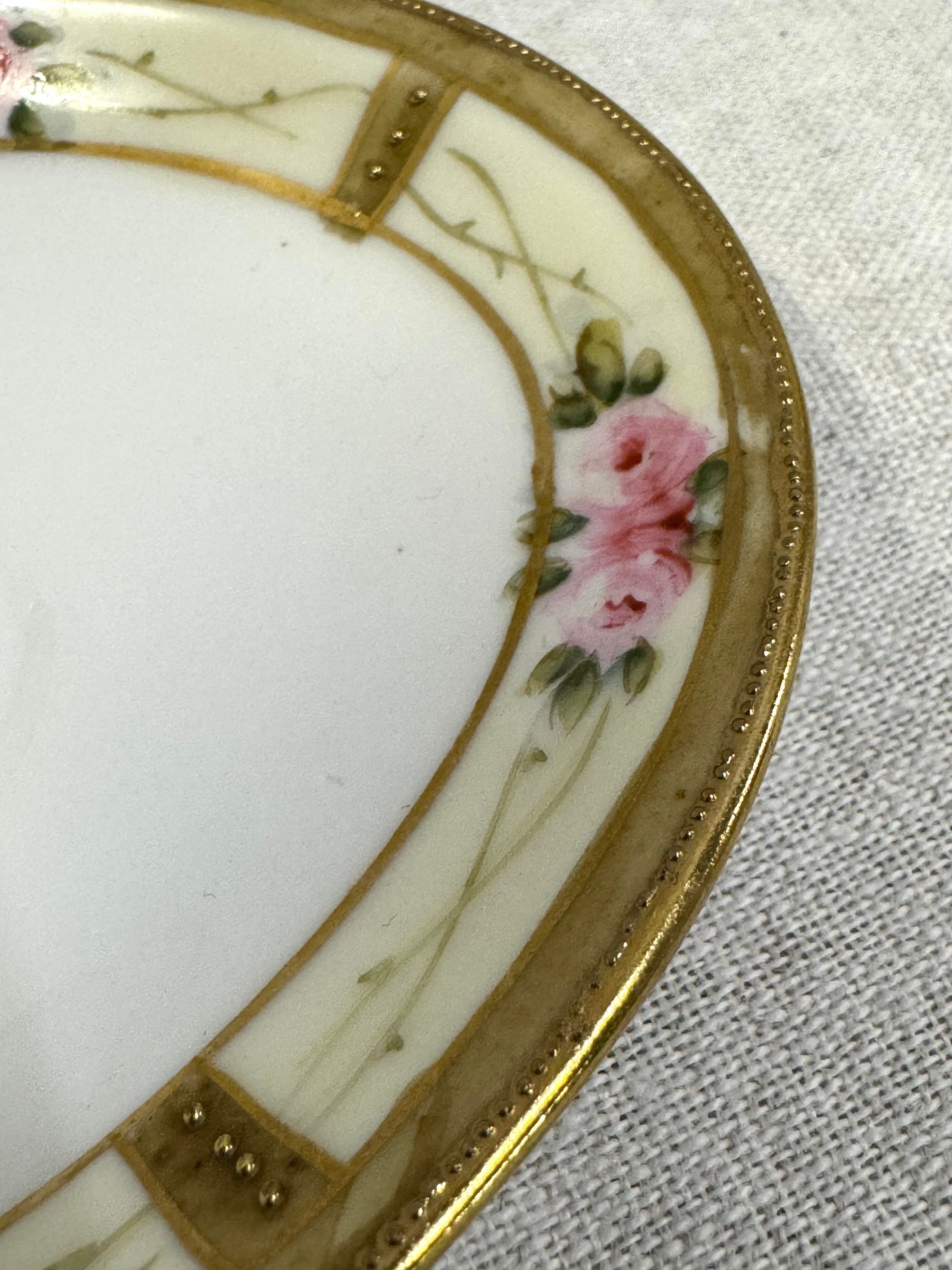 Antique NIPPON Sauce Boat with Plate