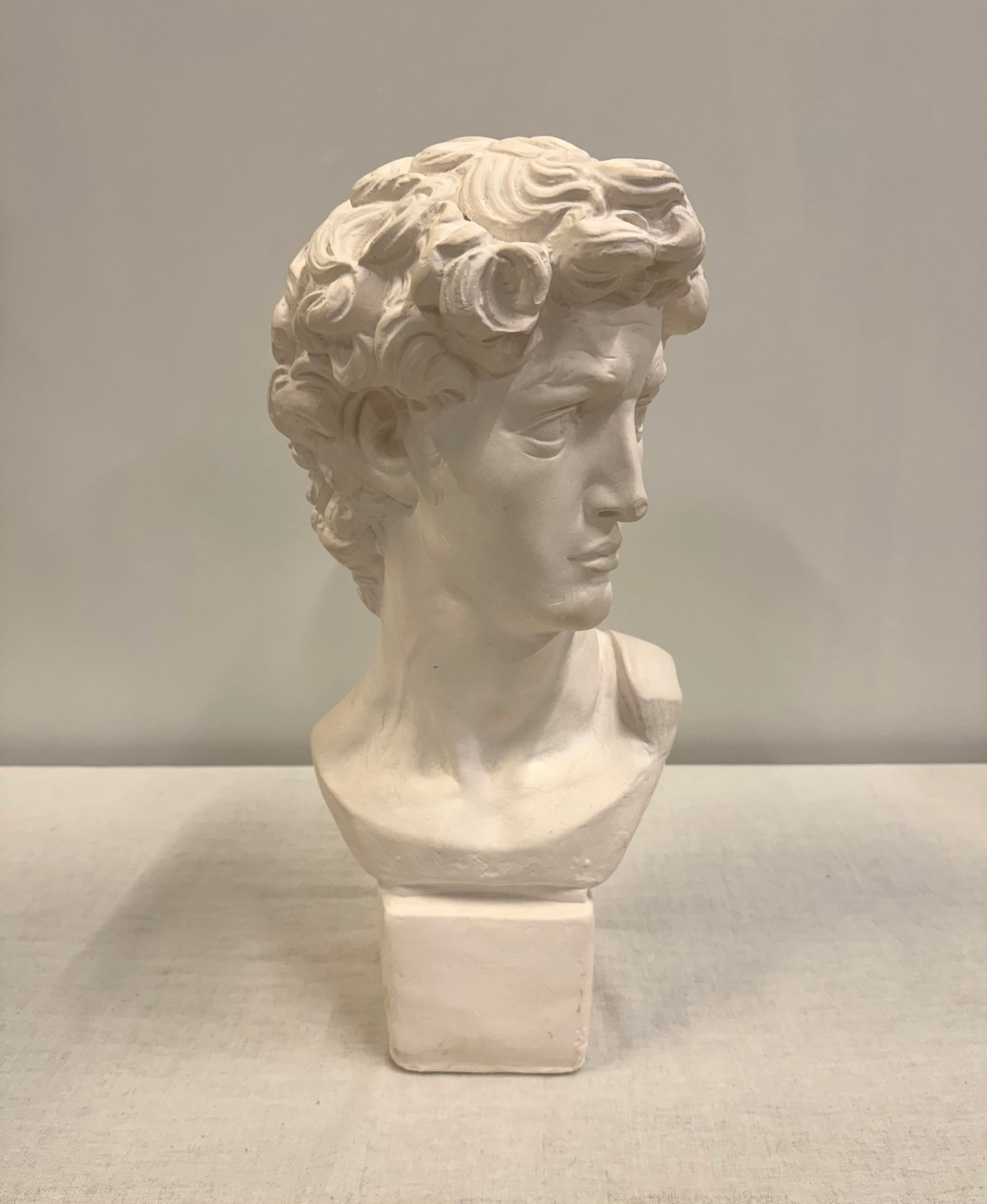 Cast Plaster Sculpture of David
