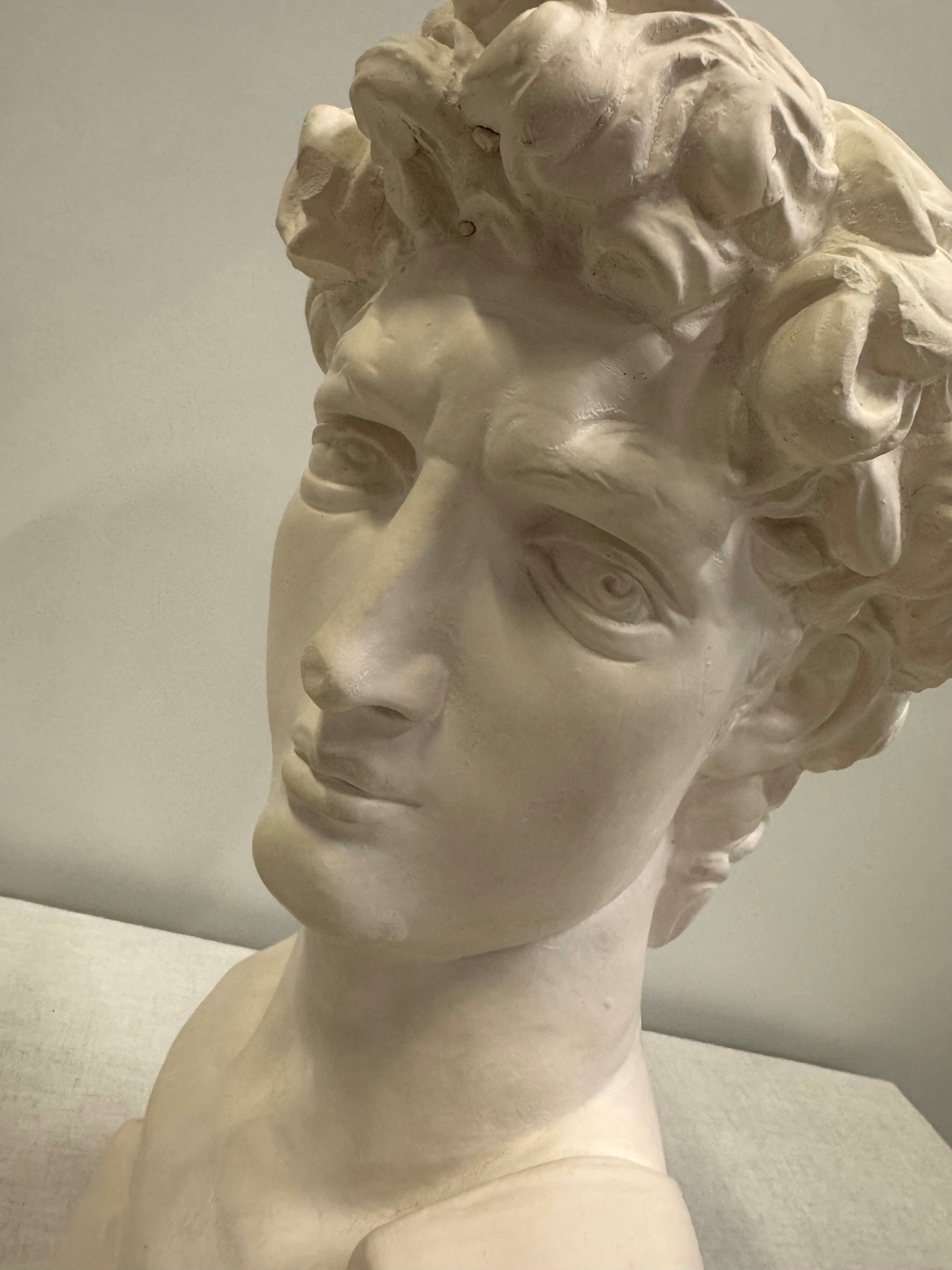 Cast Plaster Sculpture of David