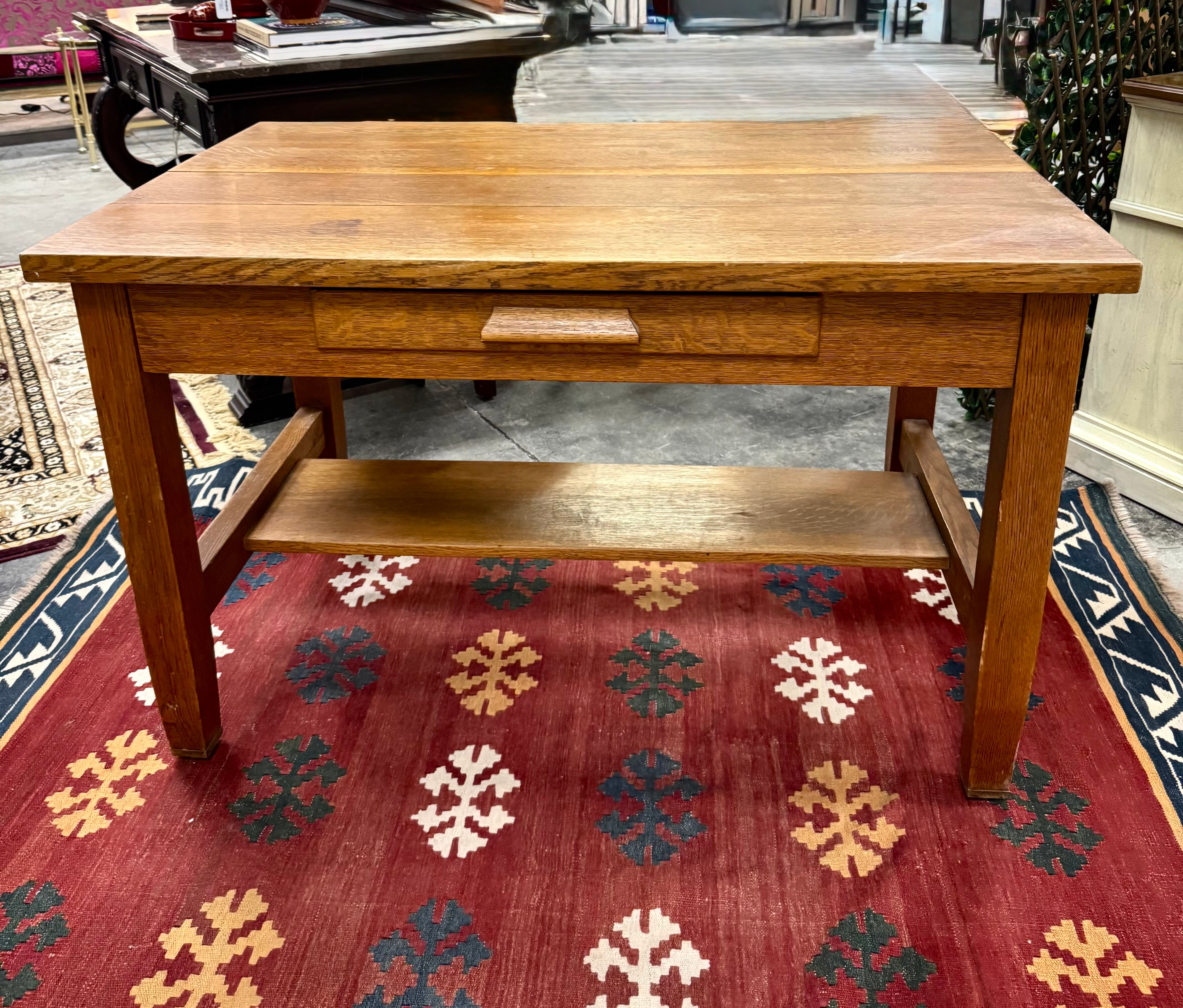 Mission Oak Desk