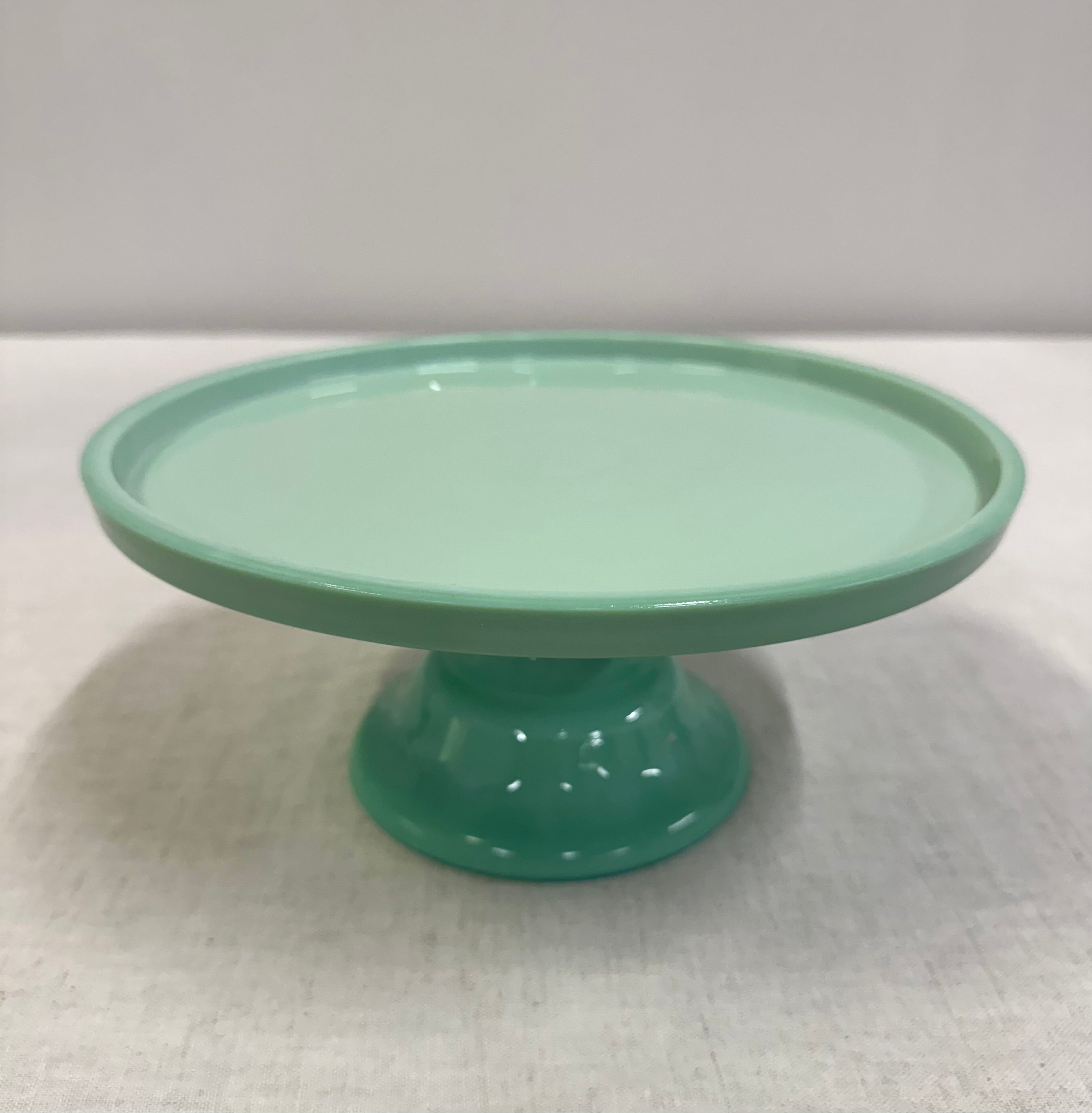 Mint Green Ceramic Cake Plate