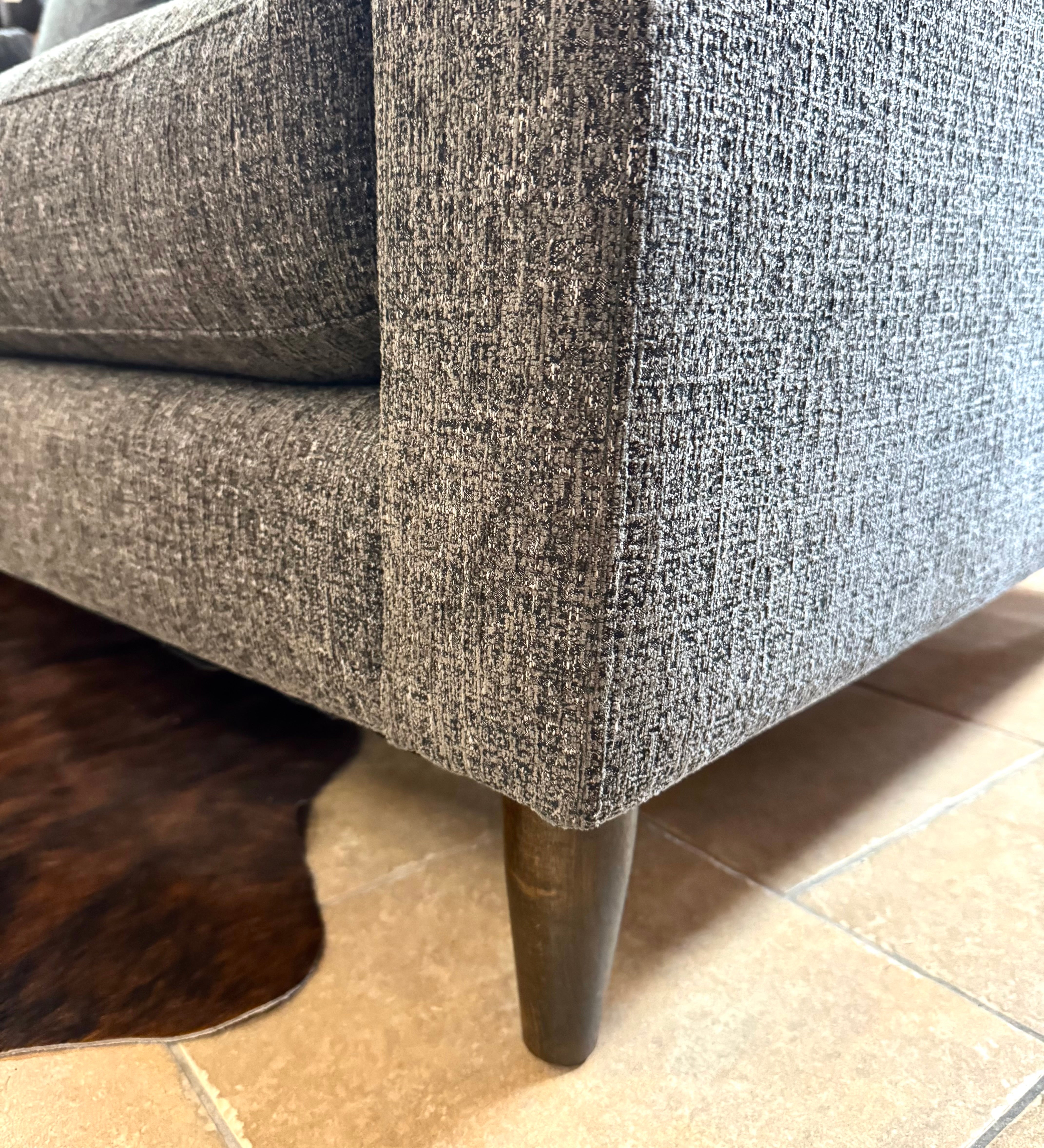 URBAN BARN Steel Basketweave 89" Sofa
