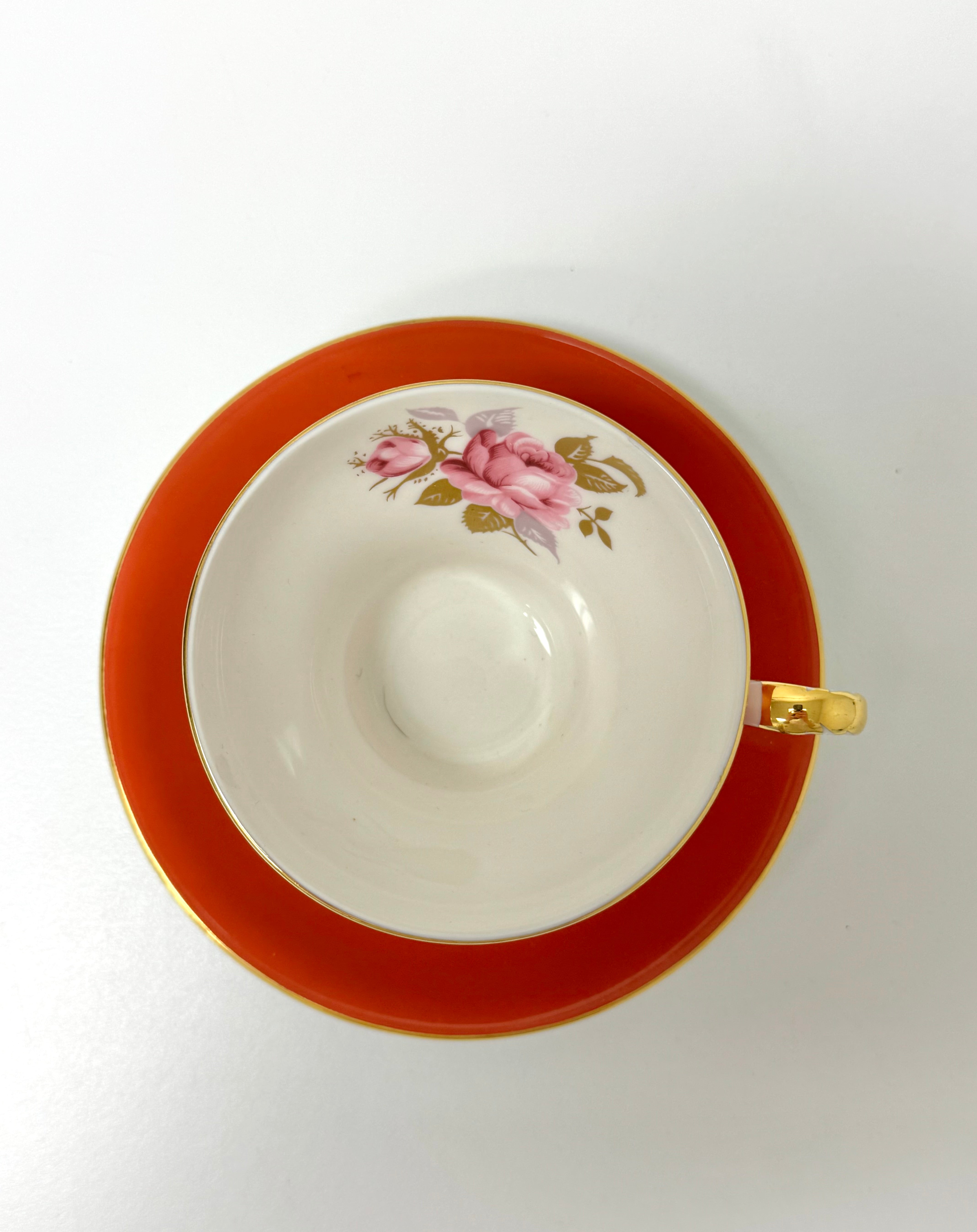 AYNSLEY 'Corset' Cup & Saucer