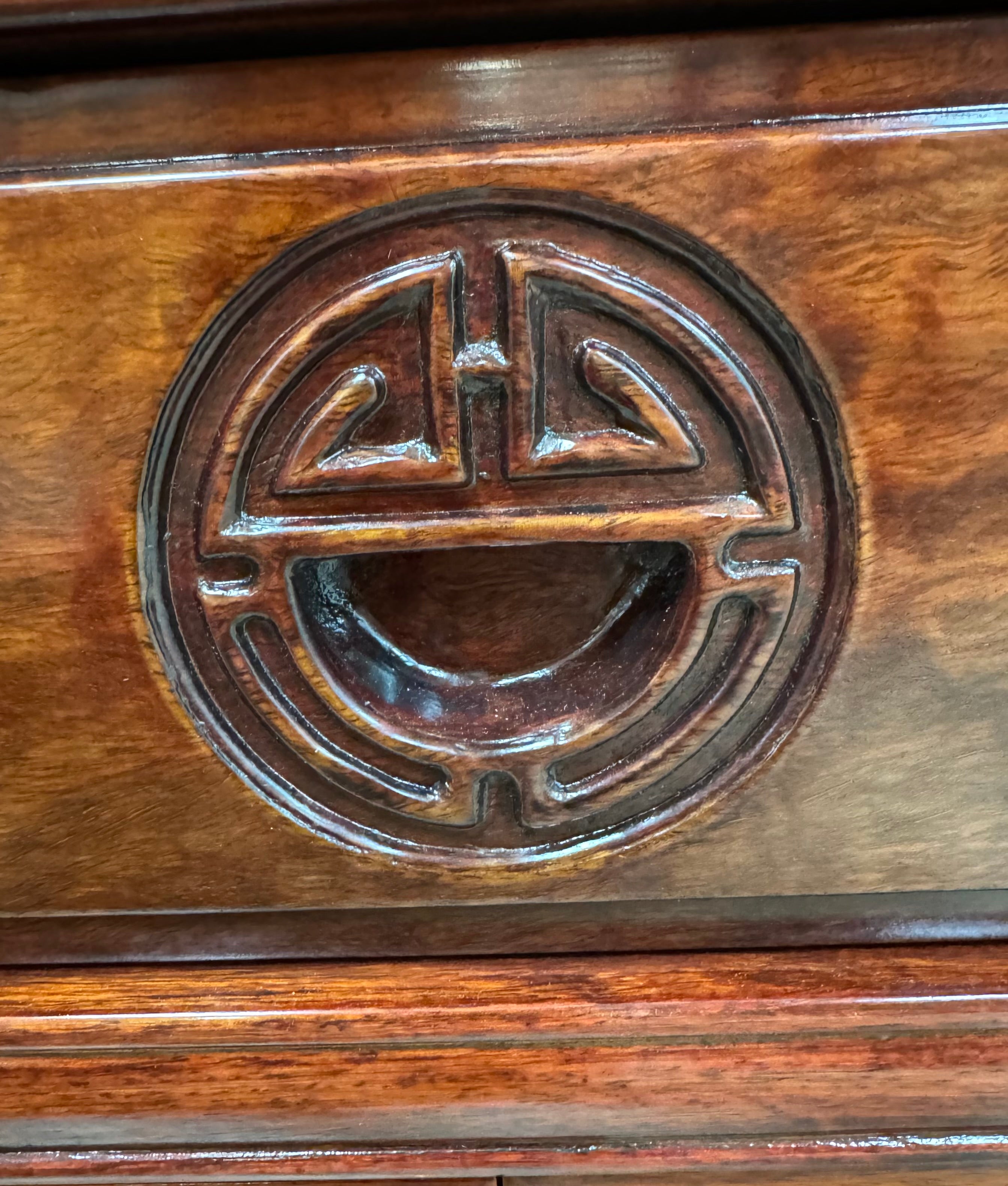 Asian-inspired Rosewood Side Table