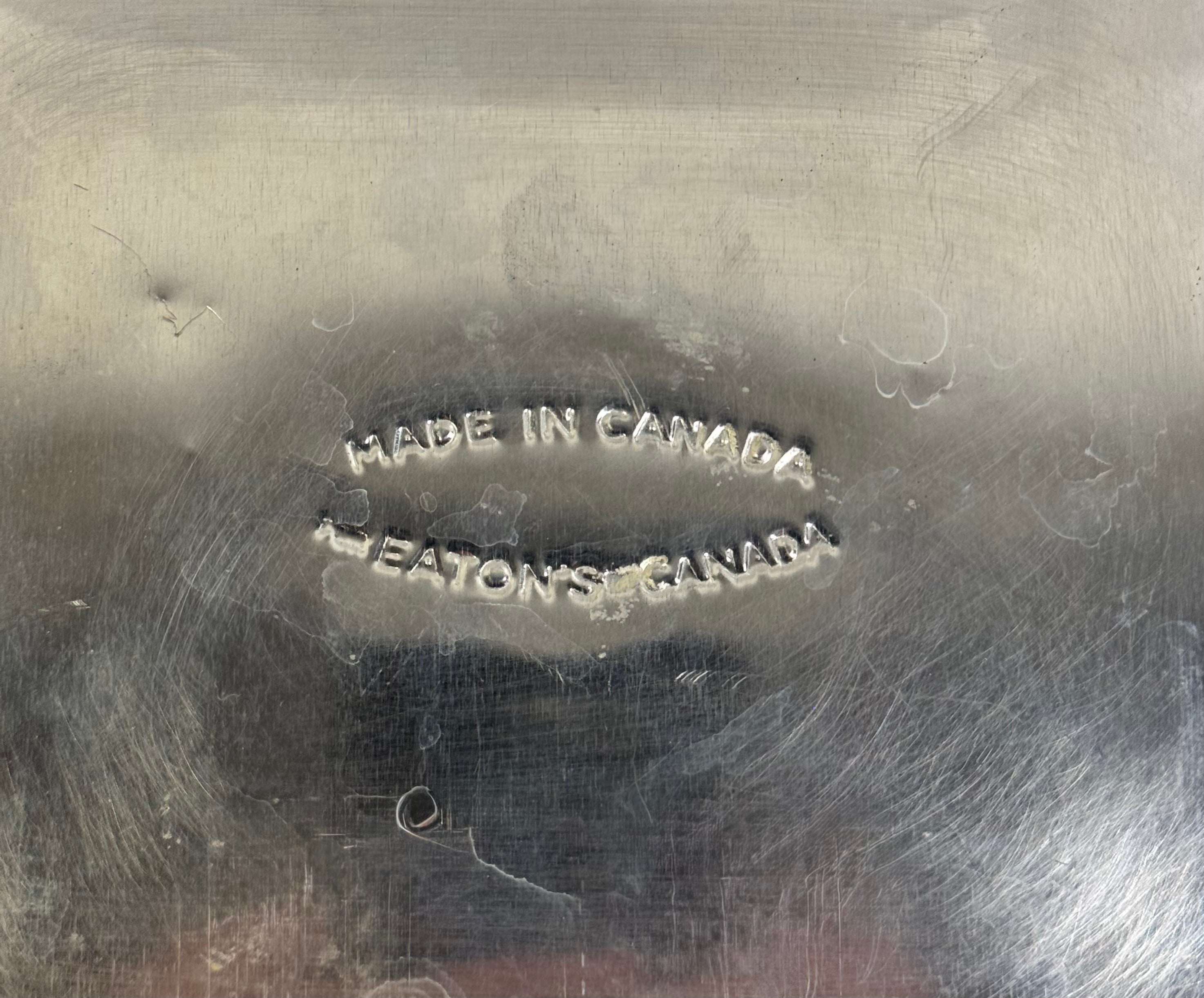 Vintage Avocado Green Sugar Tin