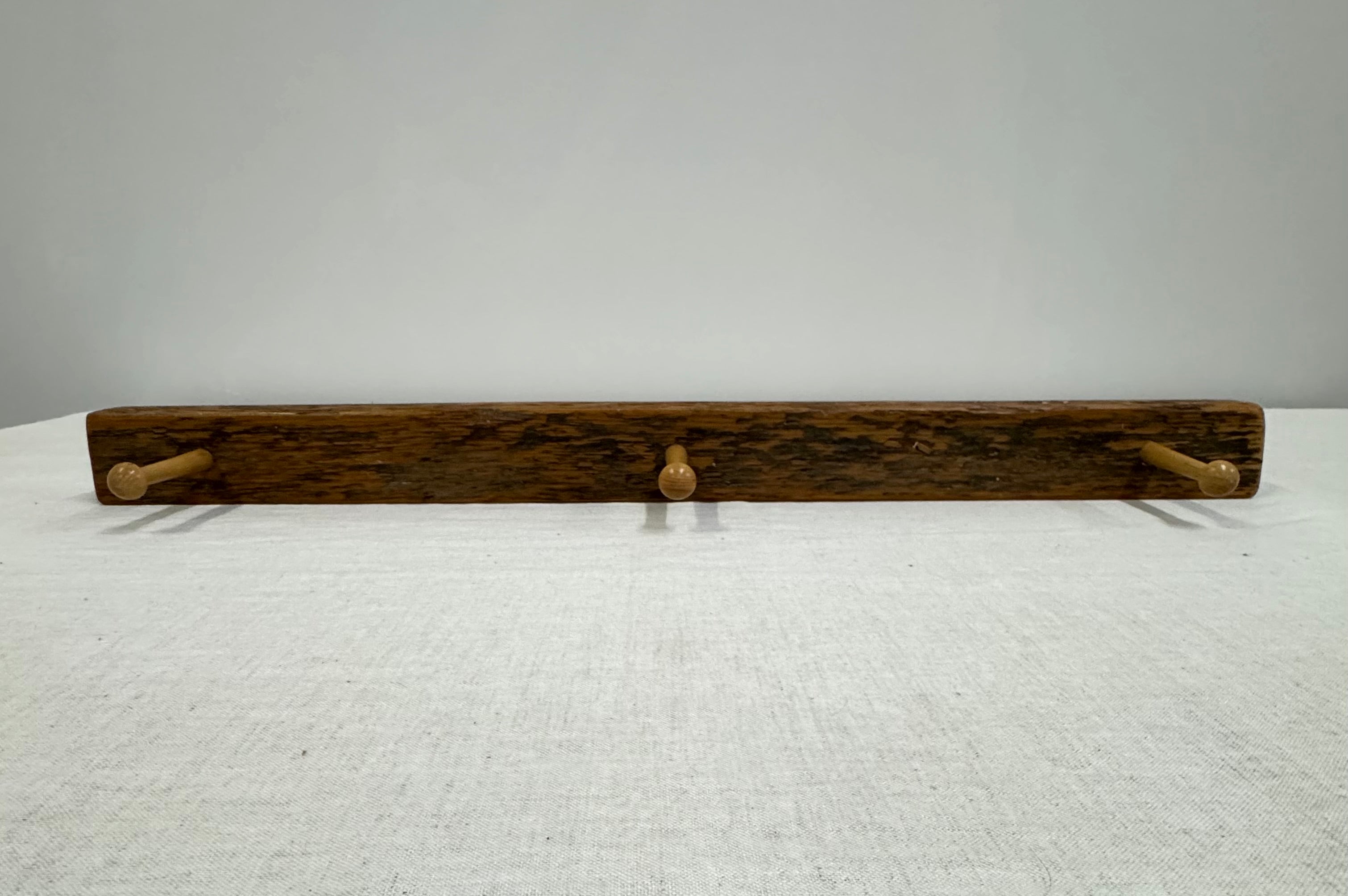 Wooden 31" 3-hook Rack