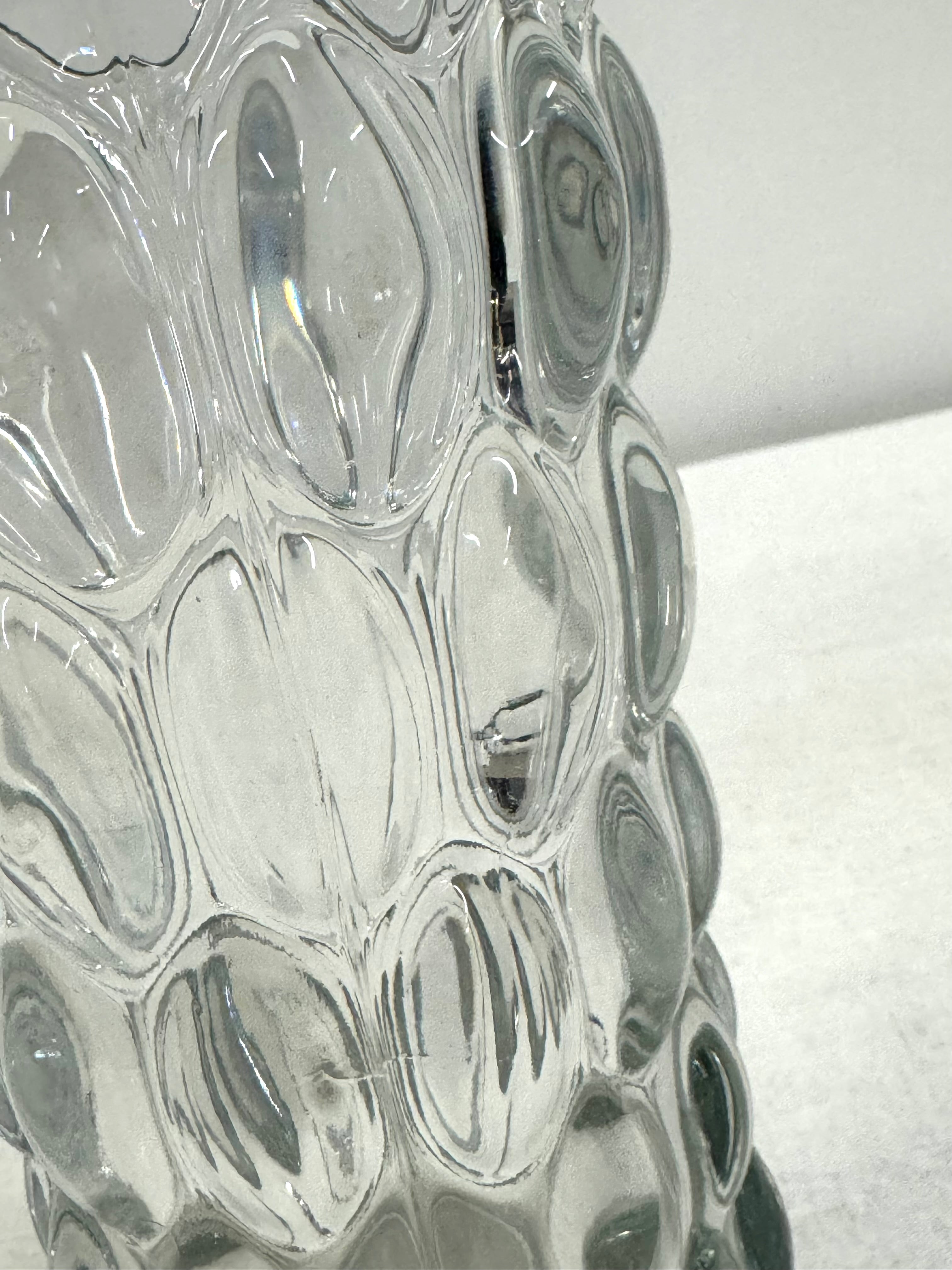 Vintage Bubble Glass Vase