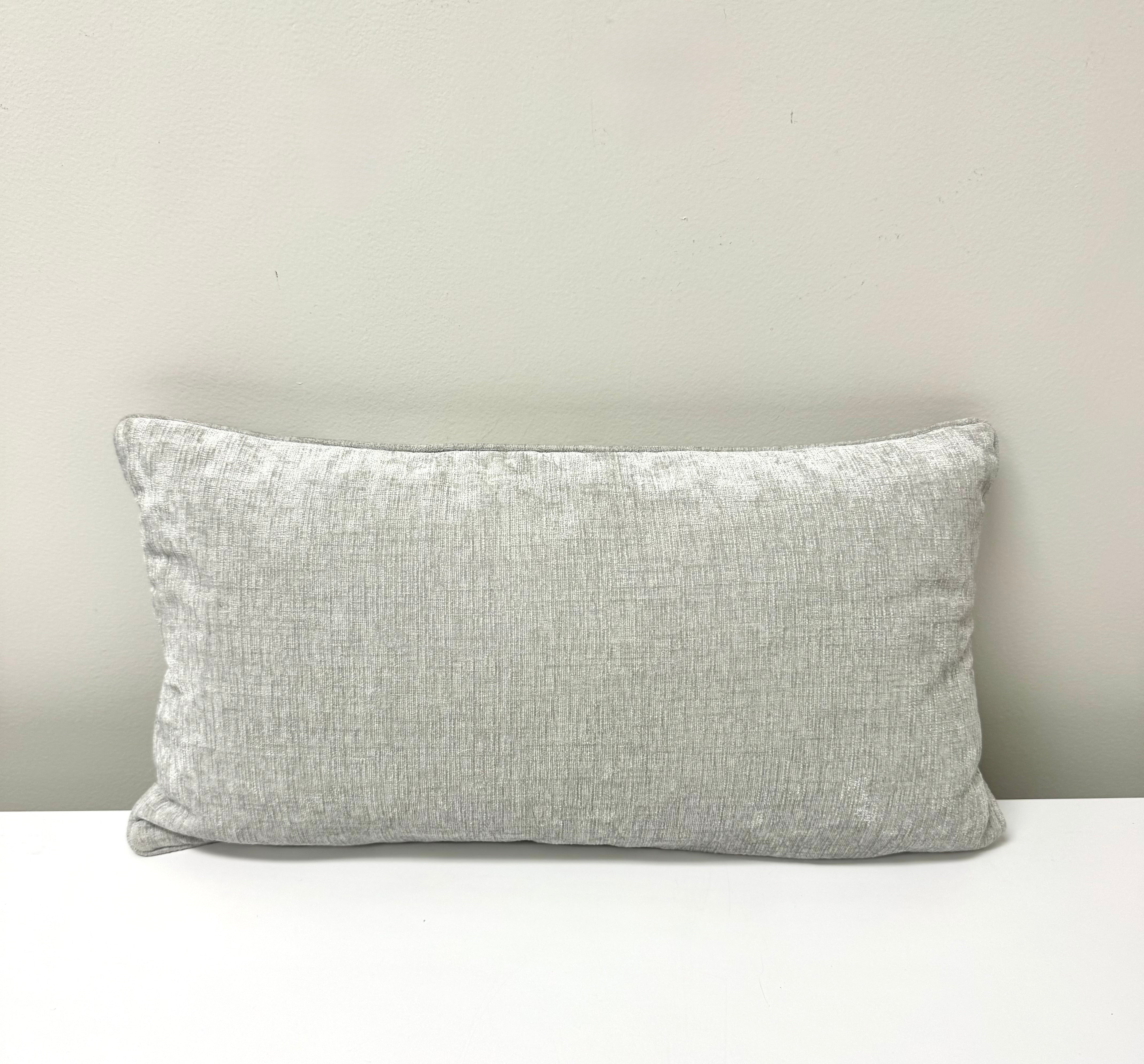 URBAN BARN Silver 21" x 11" Pillow