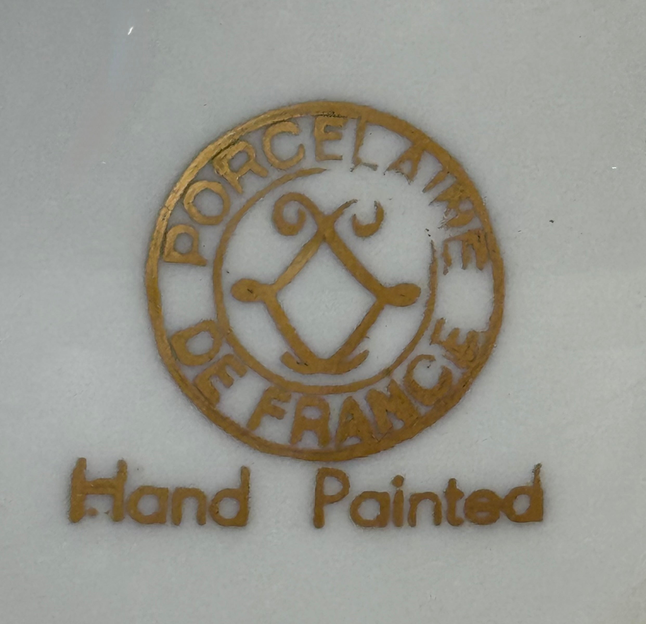 Gold Leaf Pedestal Dish