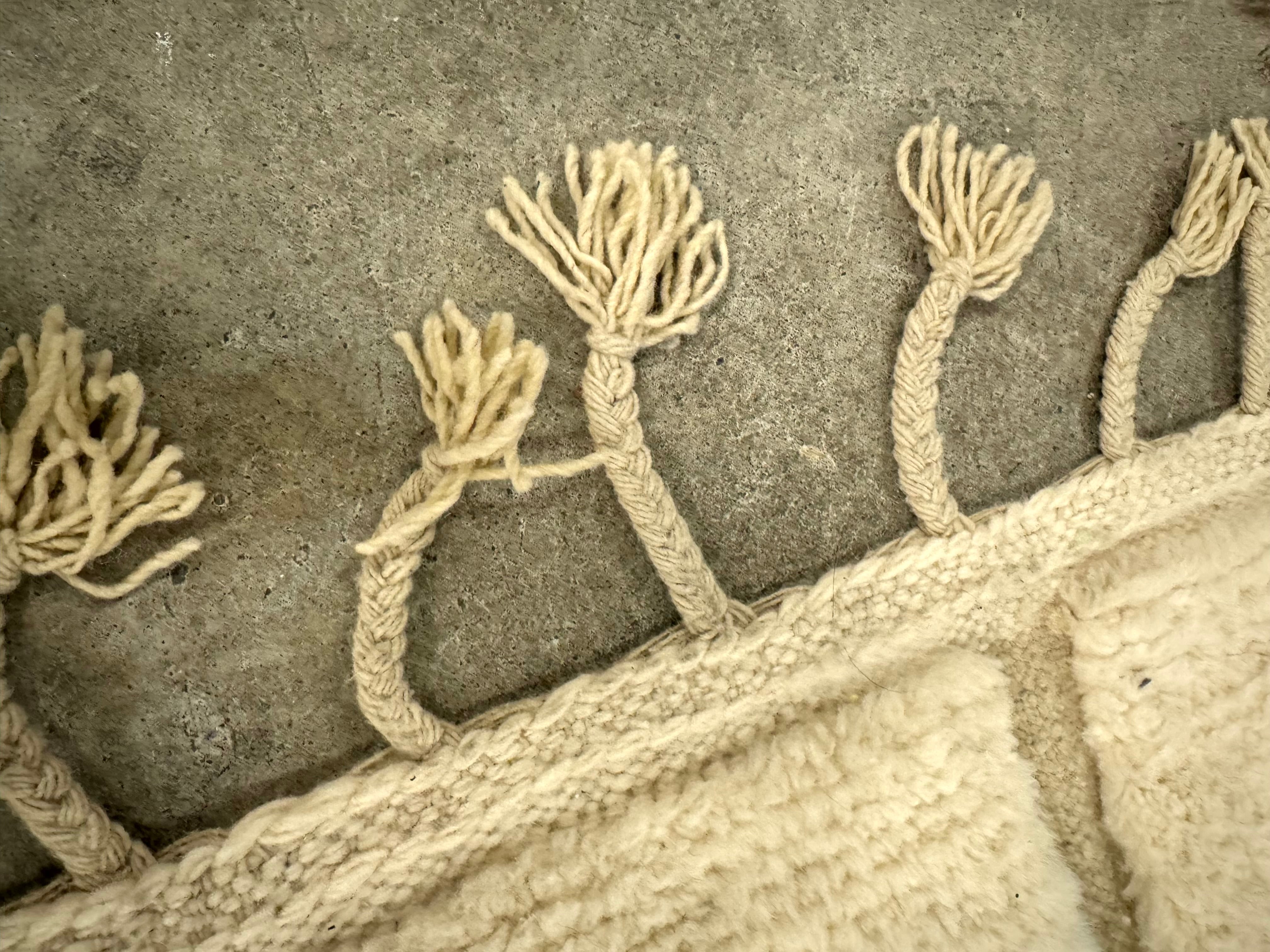 Moroccan Ivory Beni Ourain 10' x 13' Rug