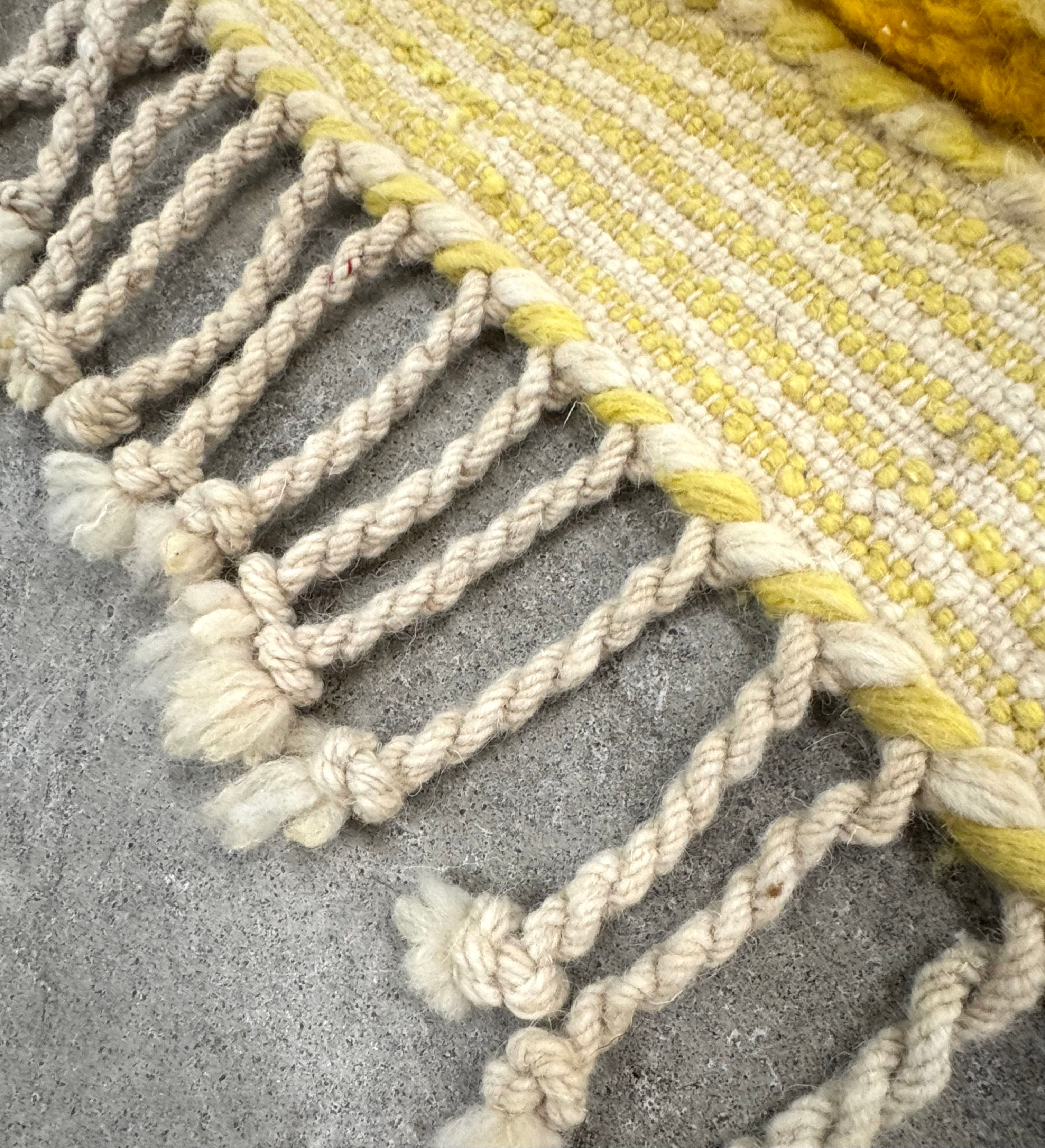 Moroccan Beni Ourain Yellow 41" x61" Rug