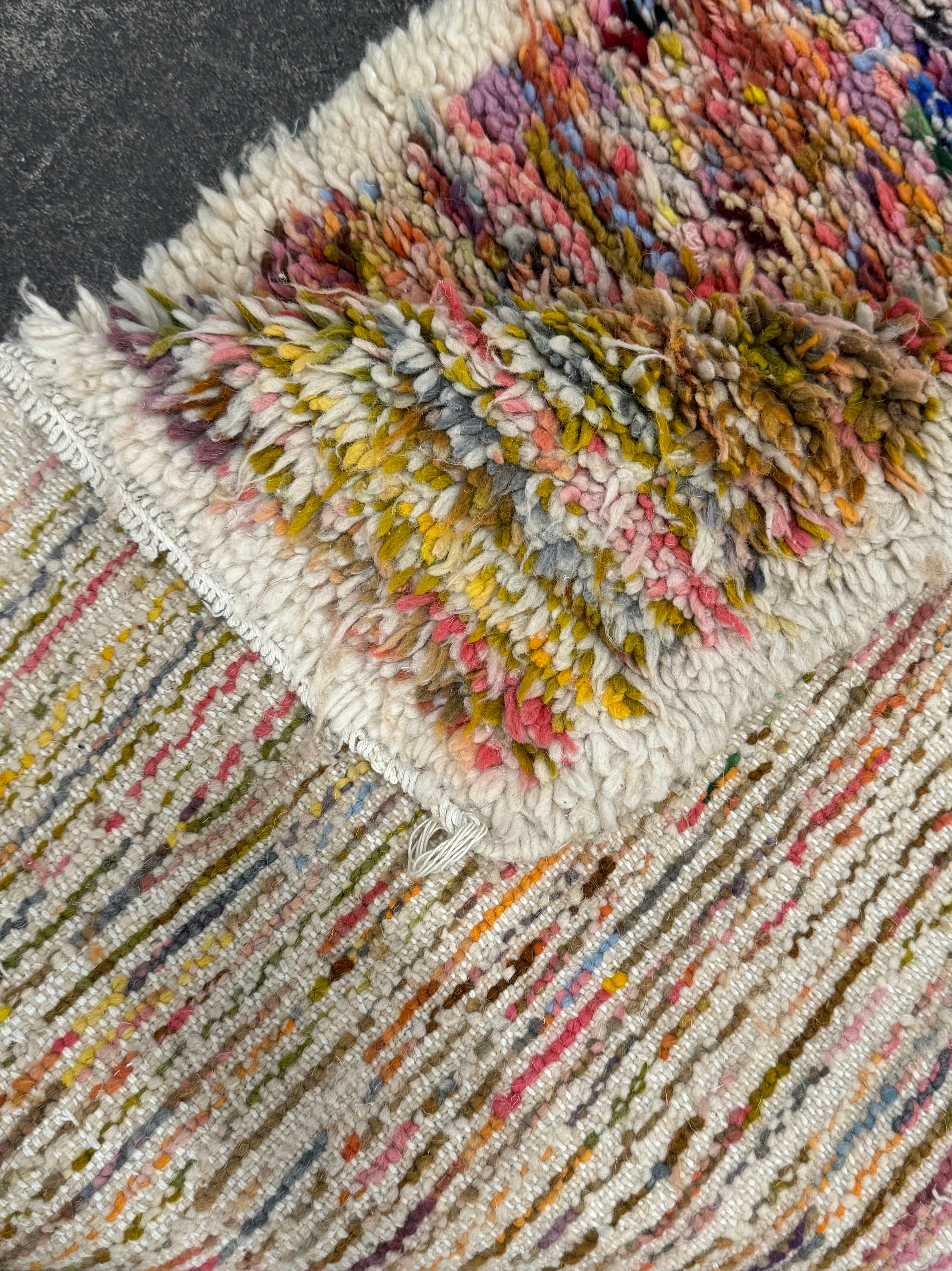 Morrocan Beni Ourain Multi-colour 32" x 51" Rug