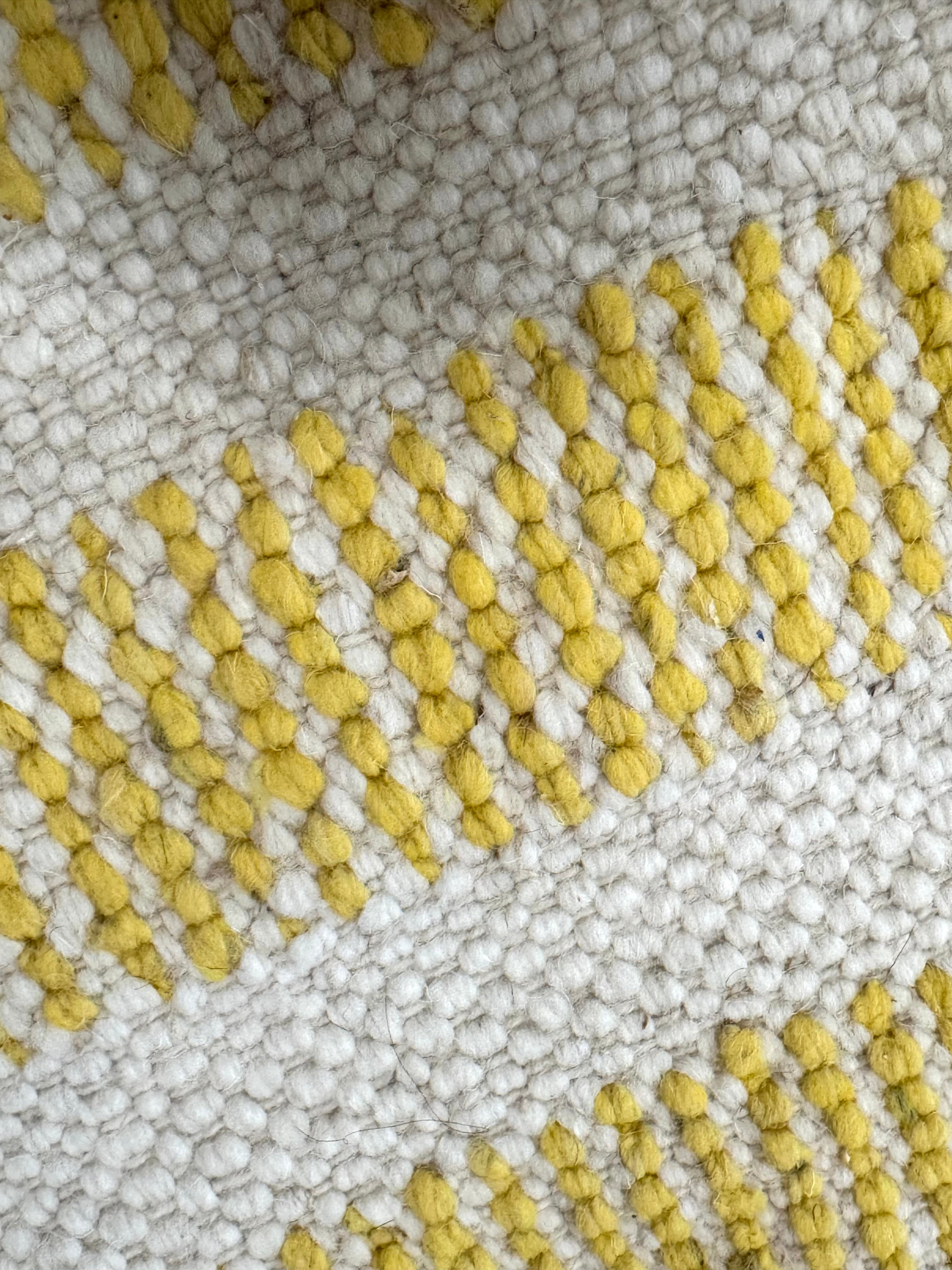 Moroccan Beni Ourain Yellow 39" x 63" Rug