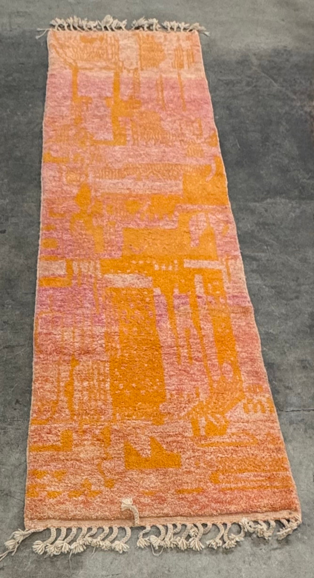Moroccan Pink & Orange 13' x 42" Runner