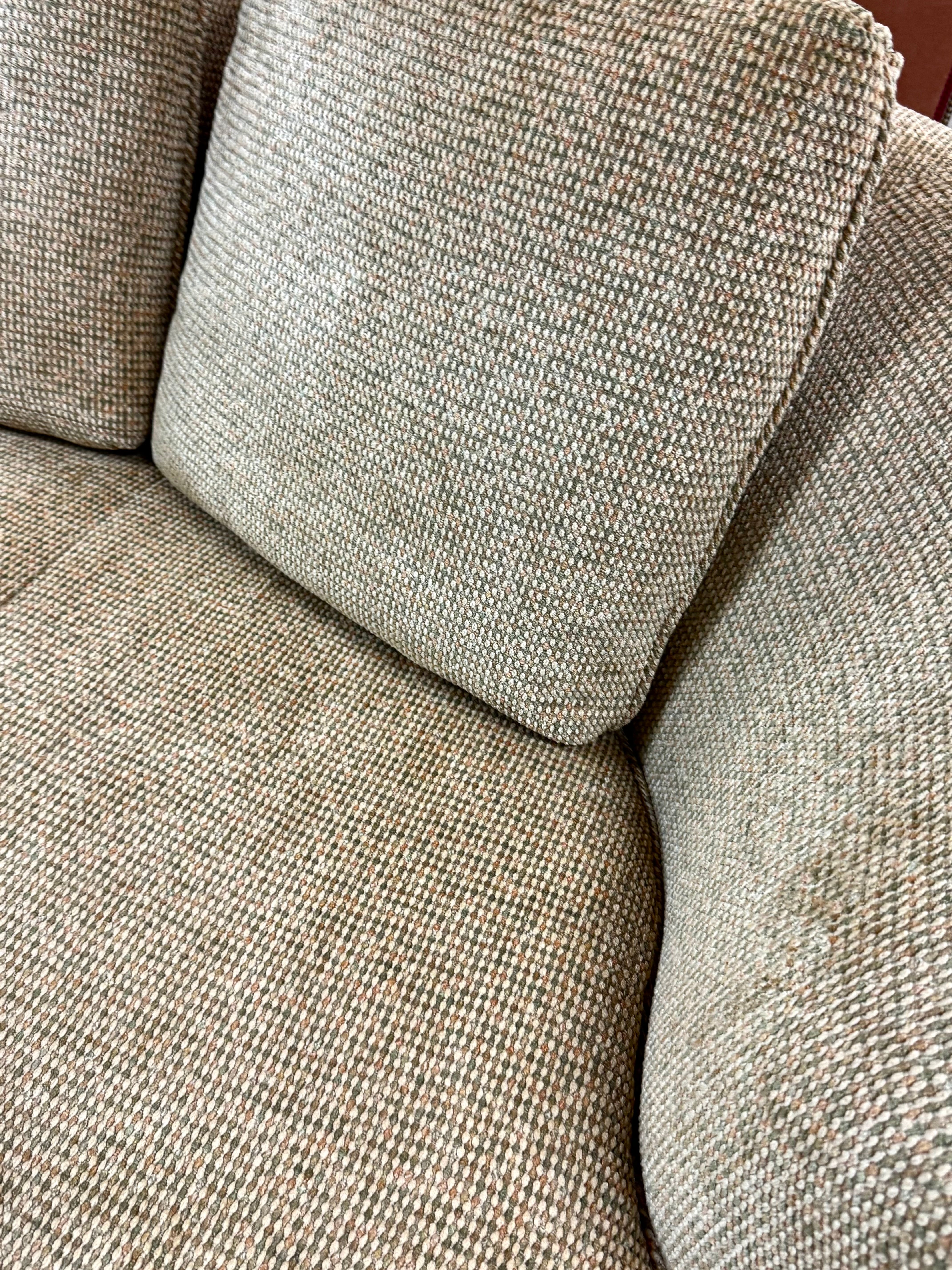 Custom Curved Tuxedo 83" Sofa