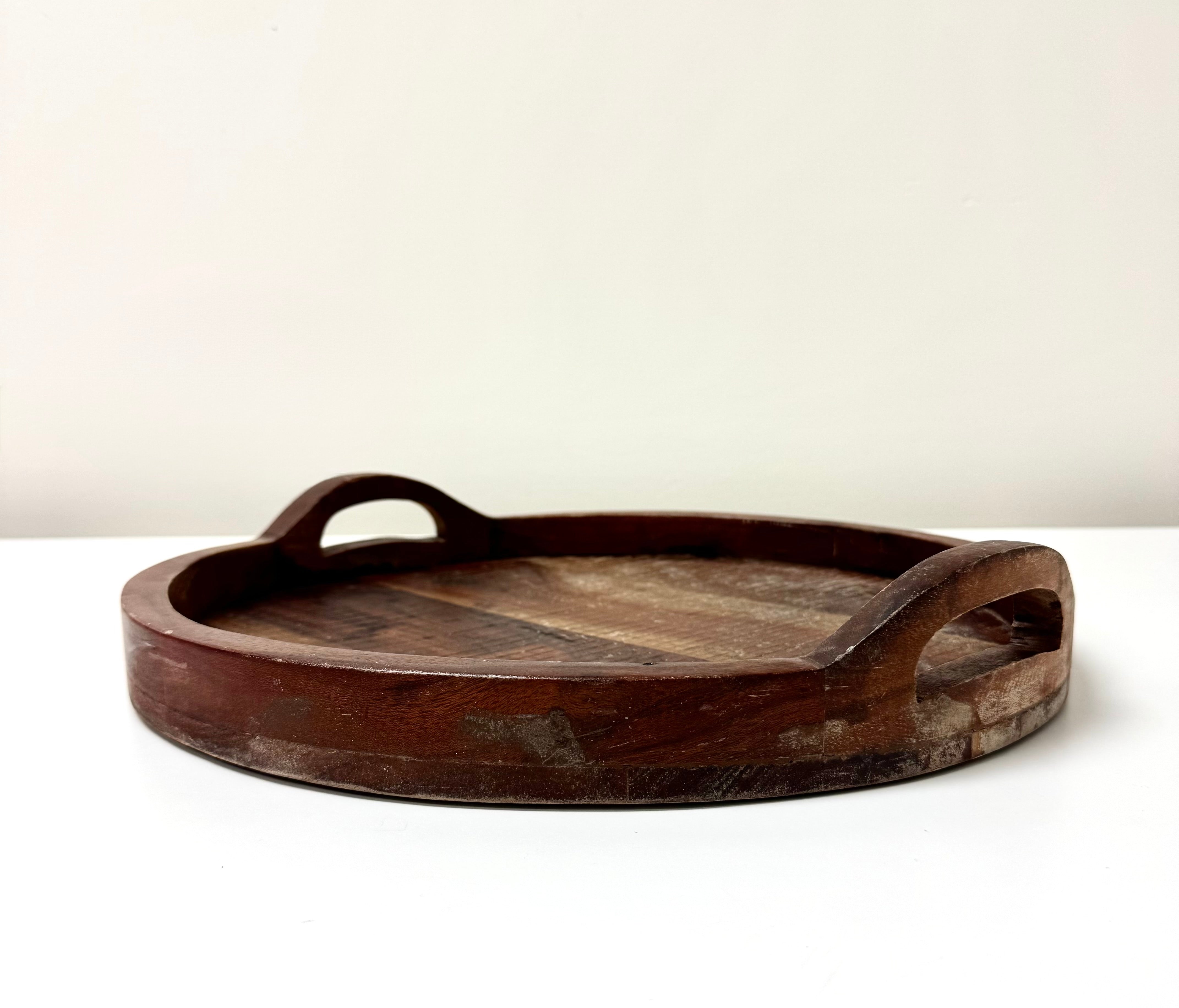Rustic Wood 16" Tray