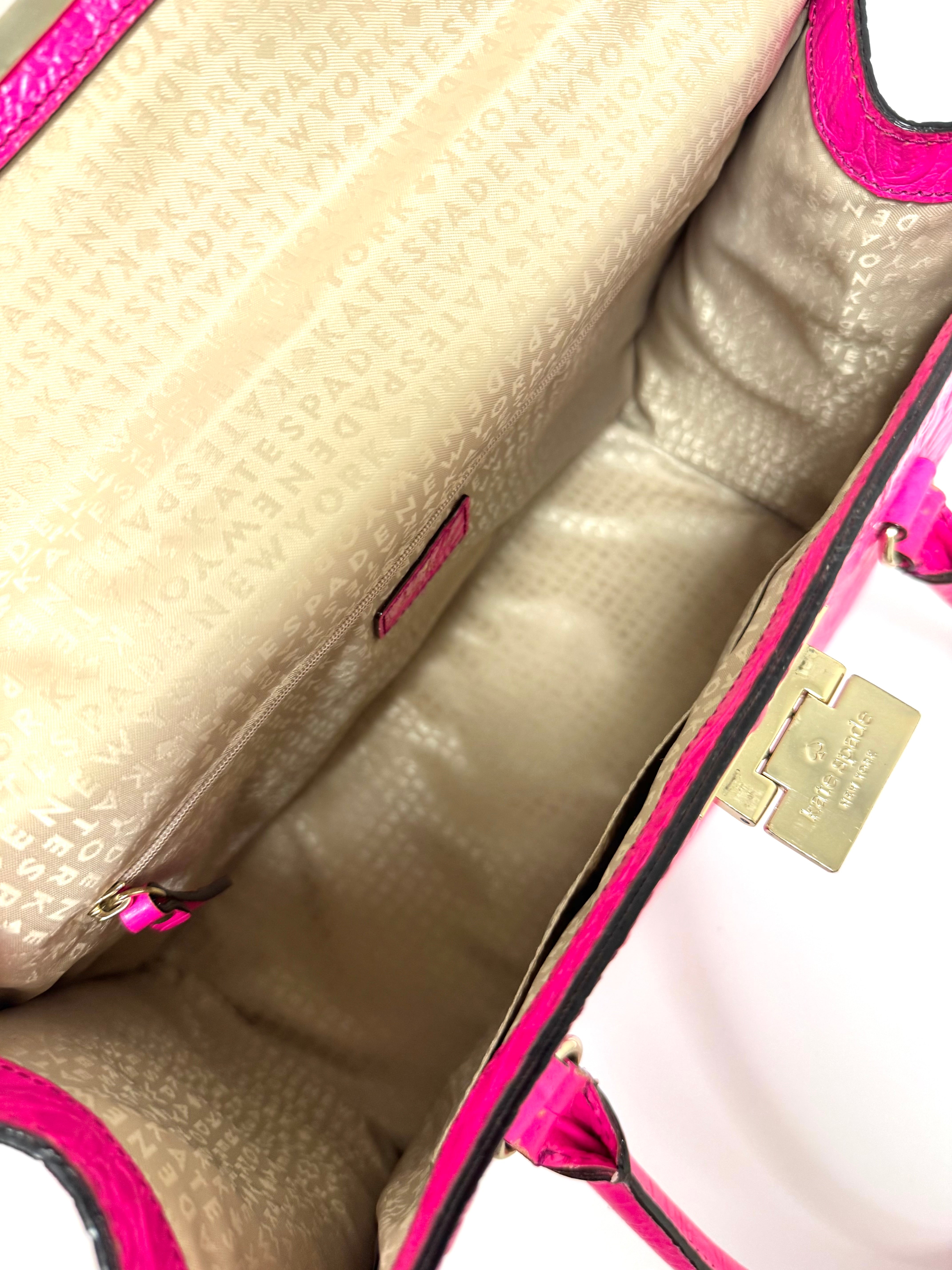 KATE SPADE 'Sinclair Orchard Valley' Pink Sapphire Handbag