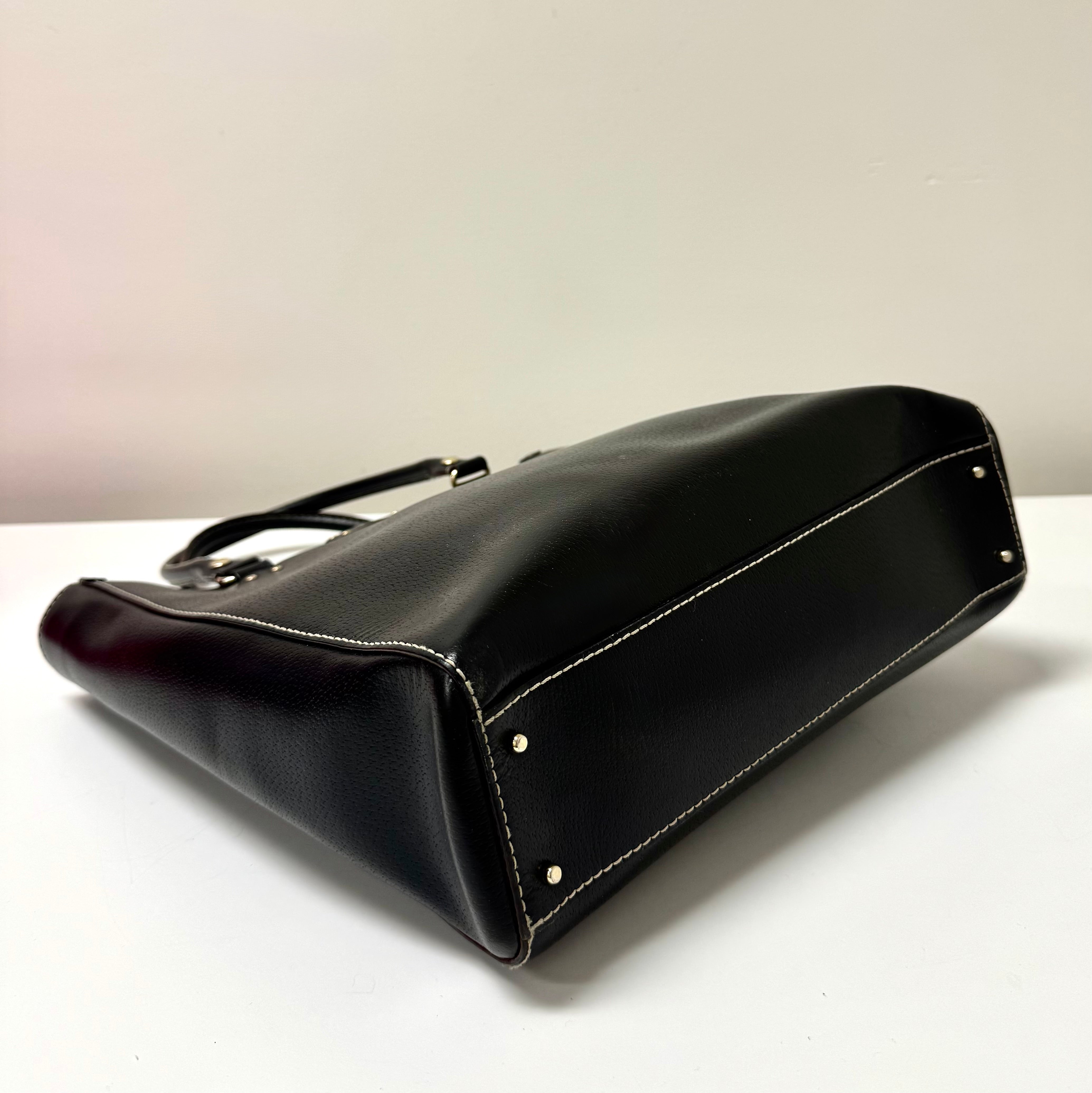 KATE SPADE 'Wellesley Quinn' Black Handbag