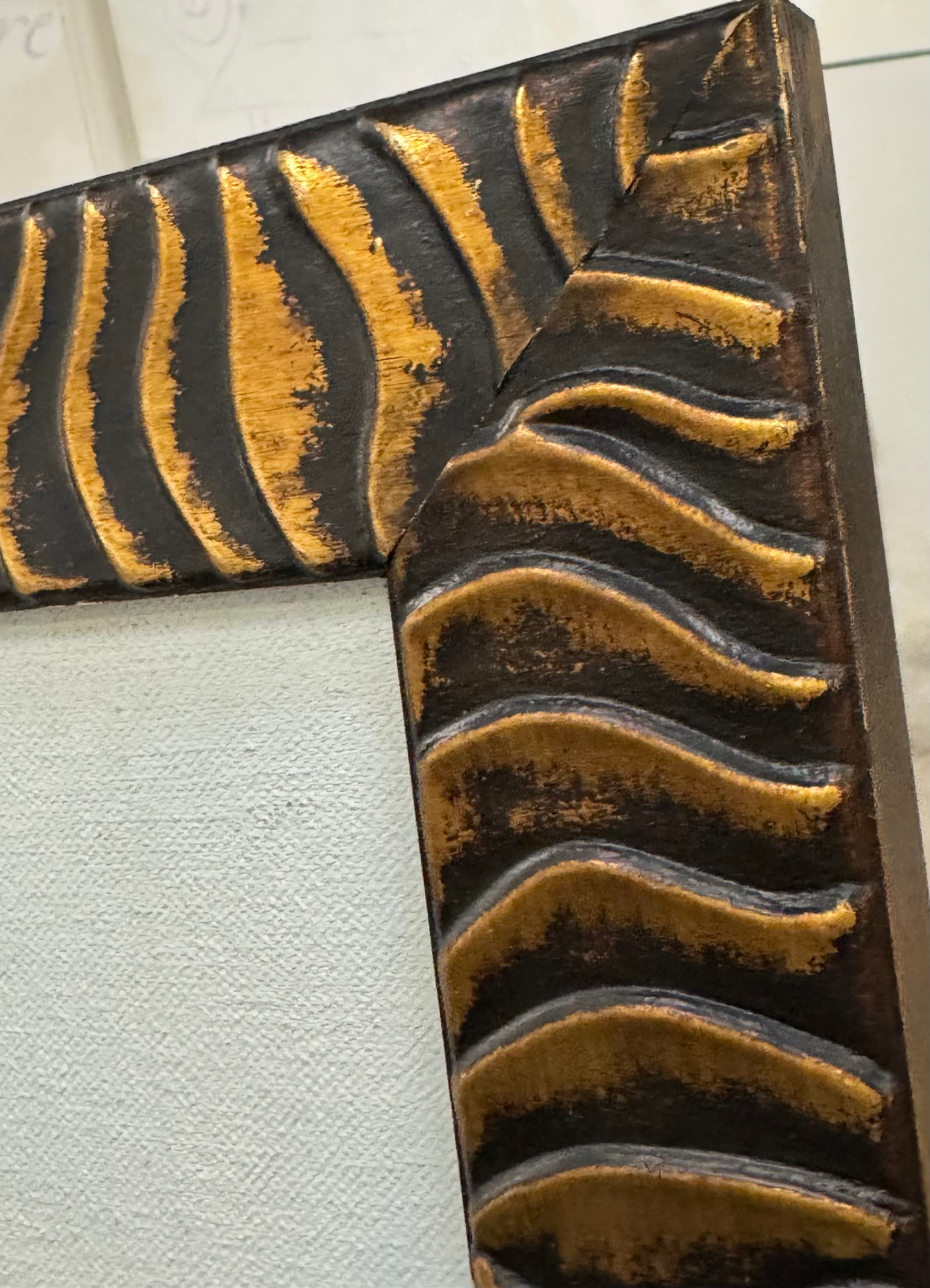 'Green Door in Morocco' Textured Painting