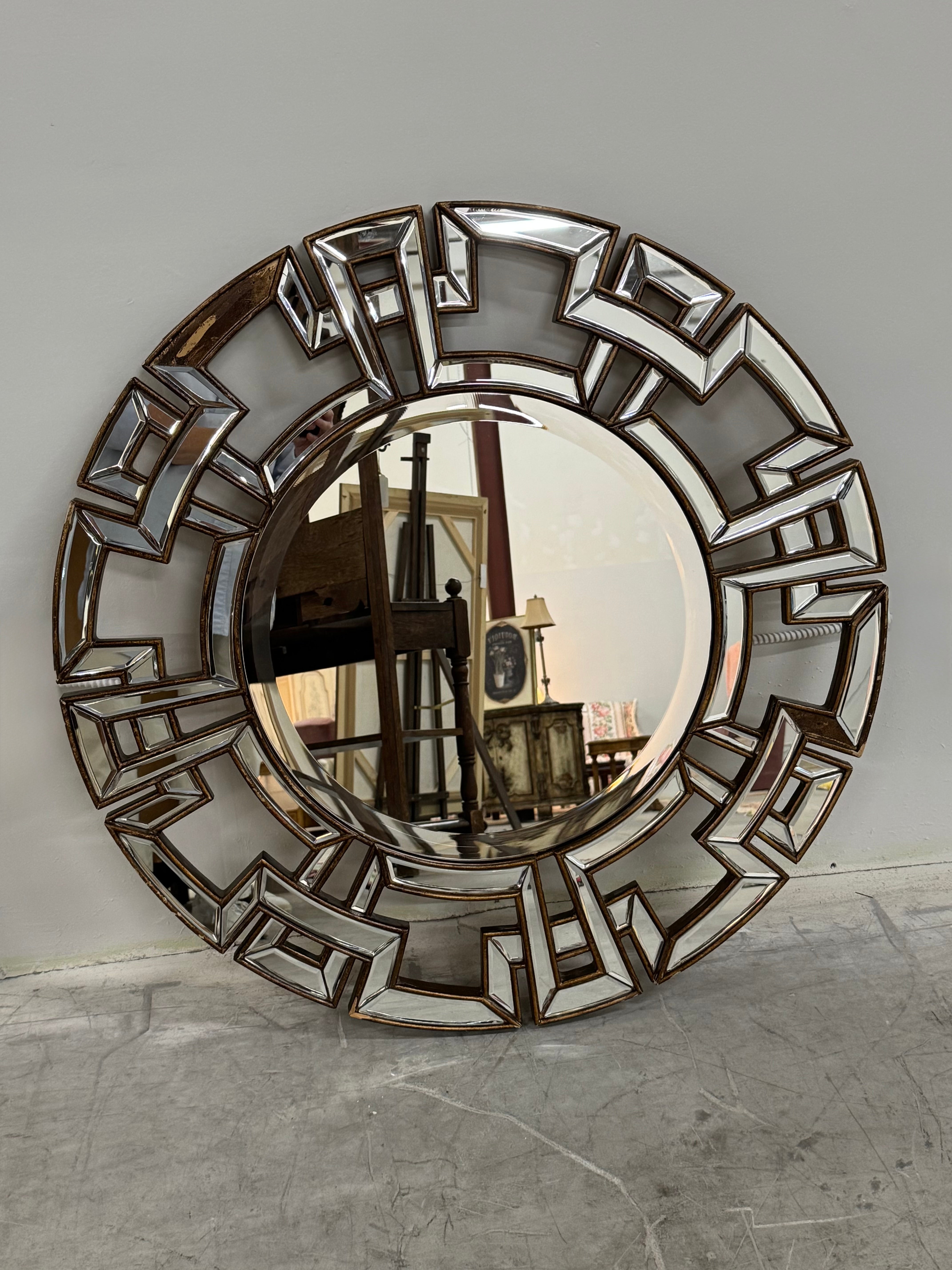 Copper & Beveled Mirror