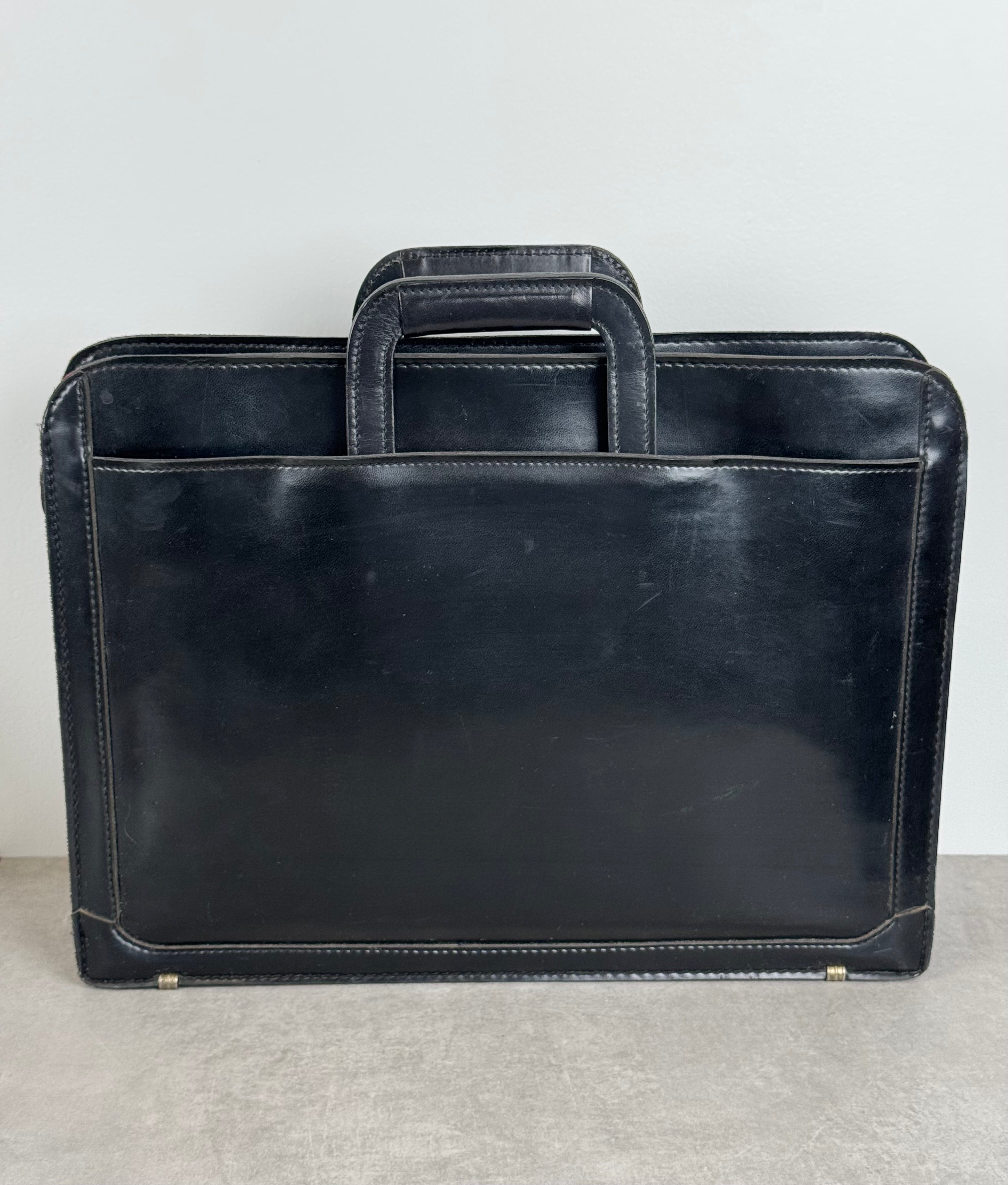 Black Leather Briefcase