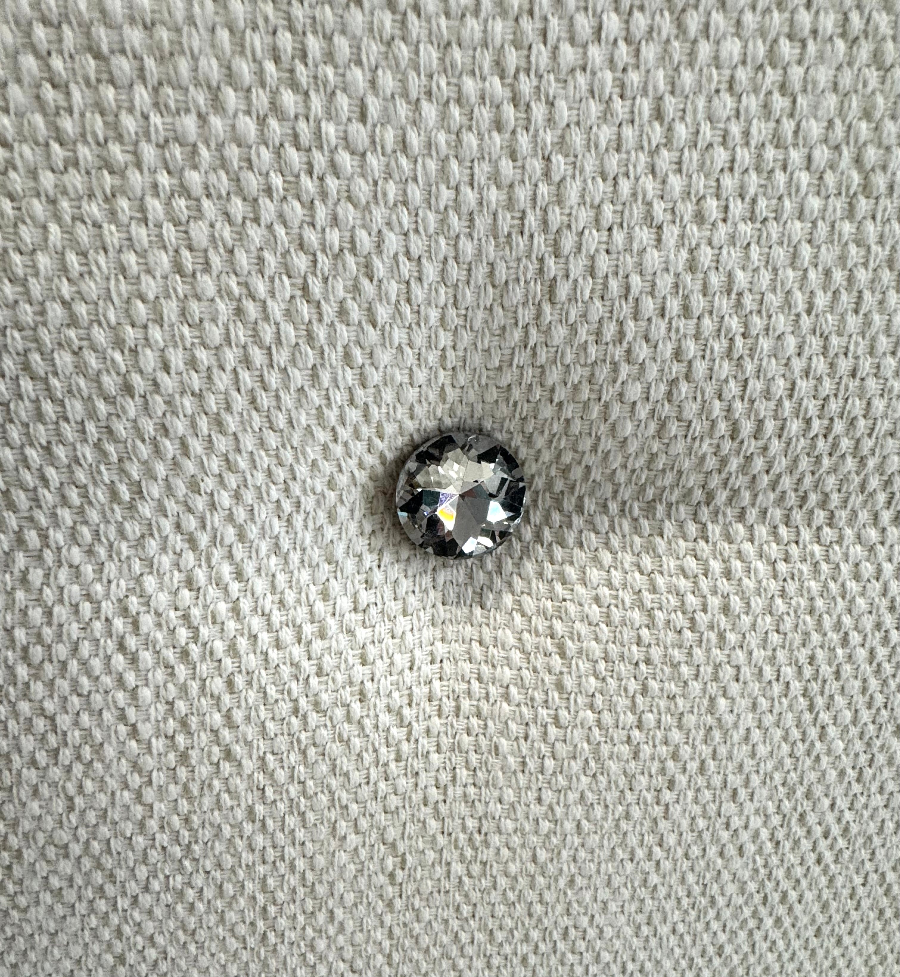 NEW! Ivory Settee with Curved Arms