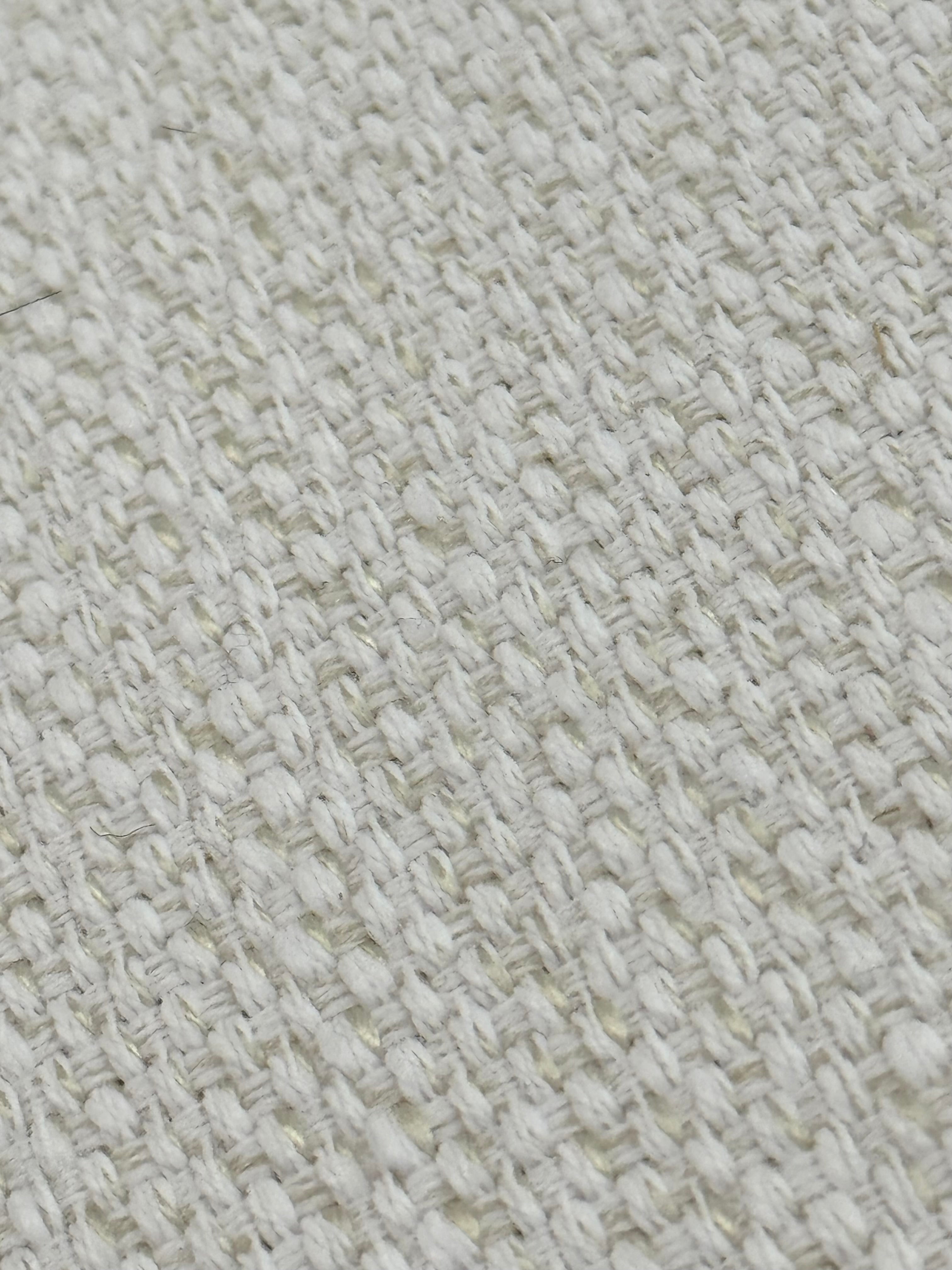 NEW! Ivory Settee with Curved Arms