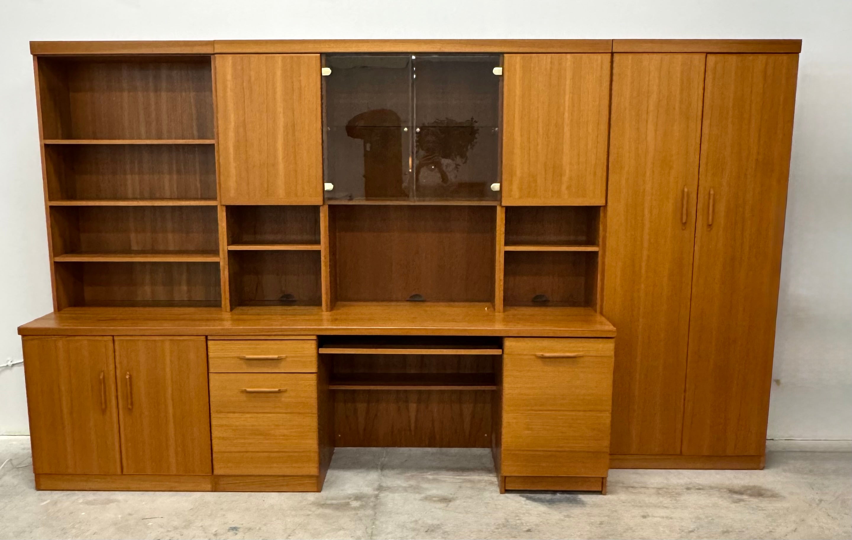 Vintage MCM Teak Office System
