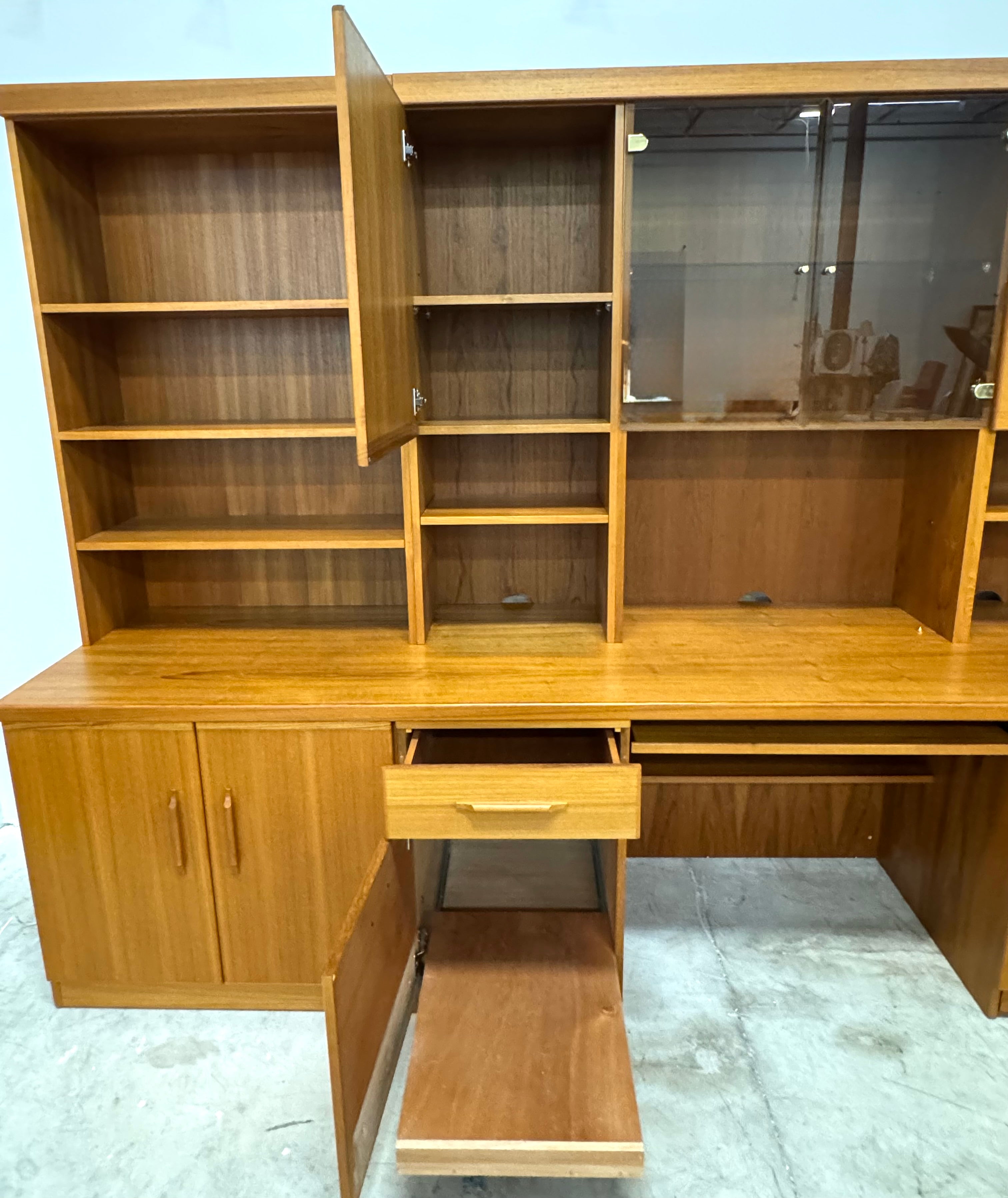 Vintage MCM Teak Office System