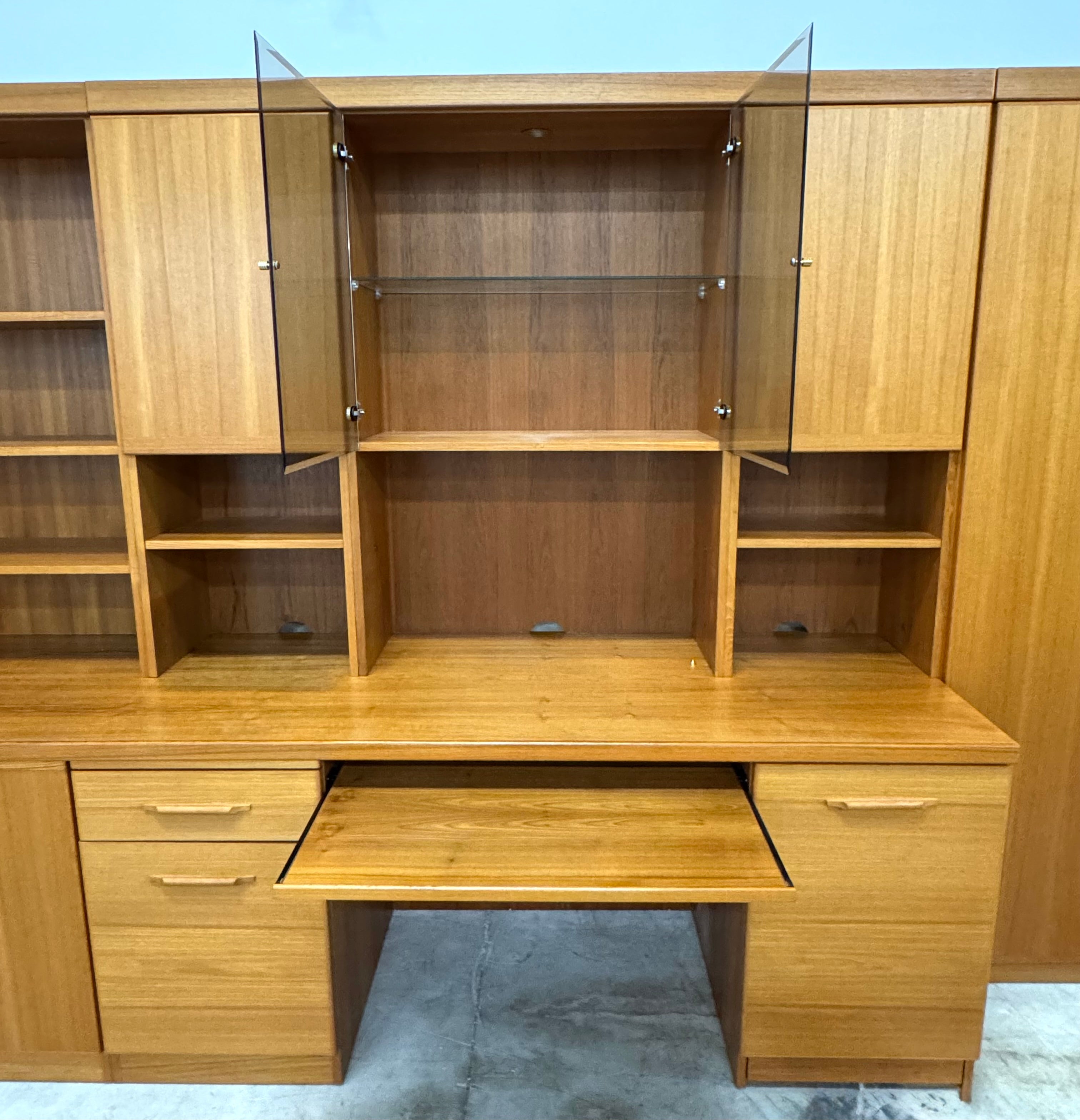 Vintage MCM Teak Office System