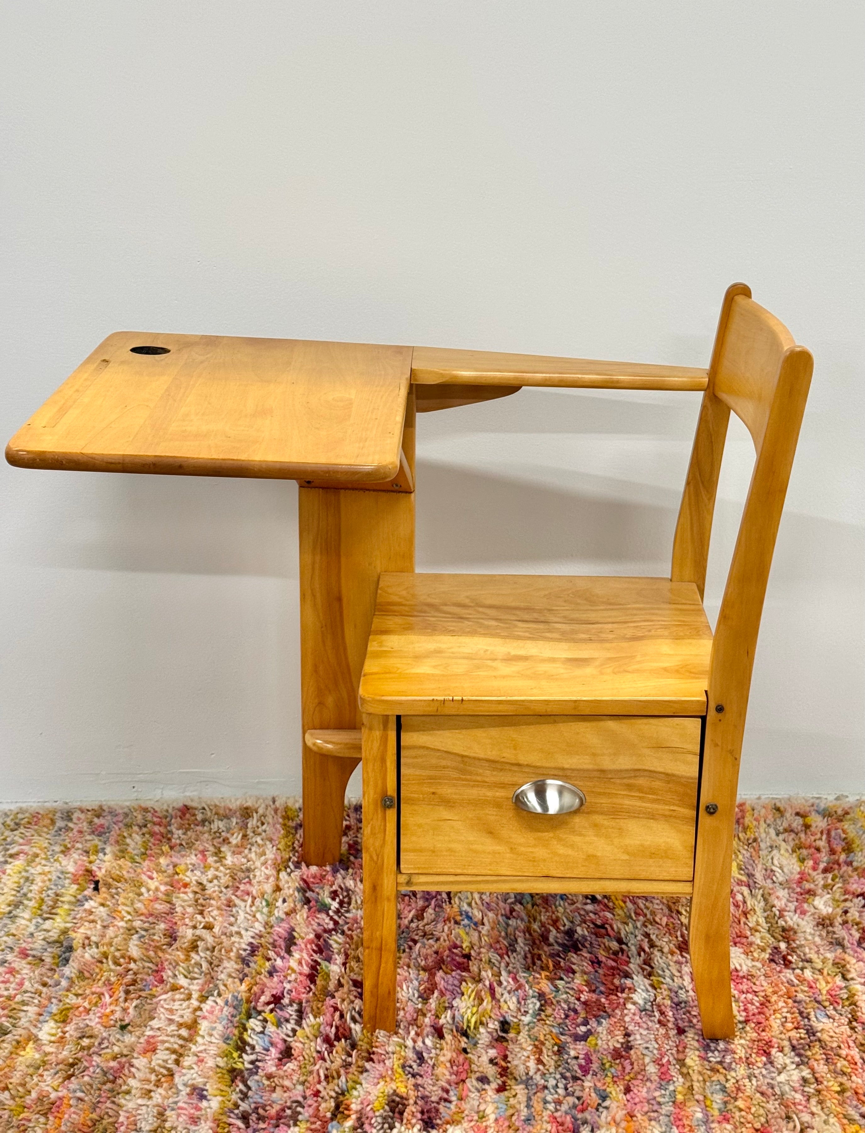 Classic Pine School Desk