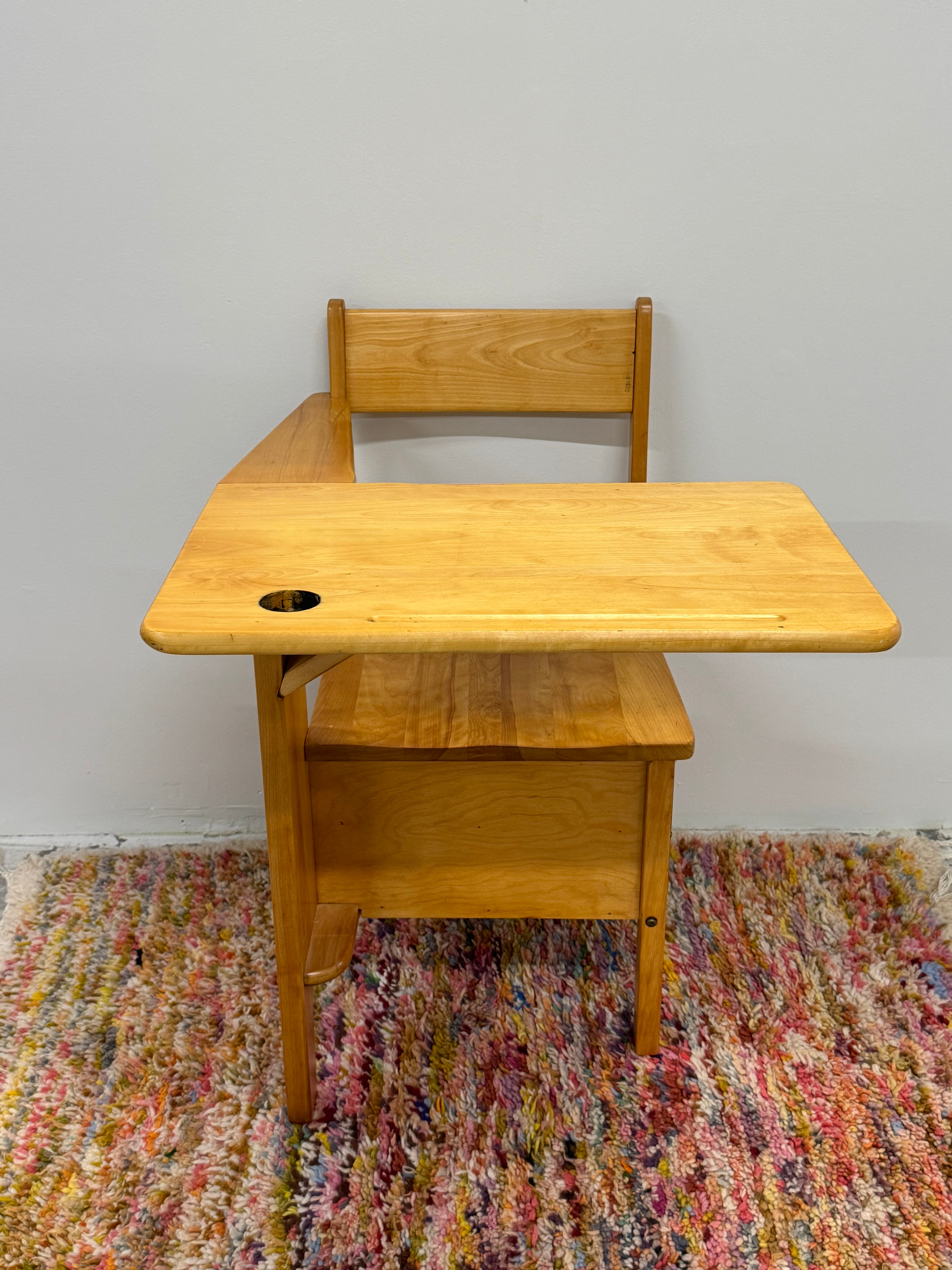 Classic Pine School Desk