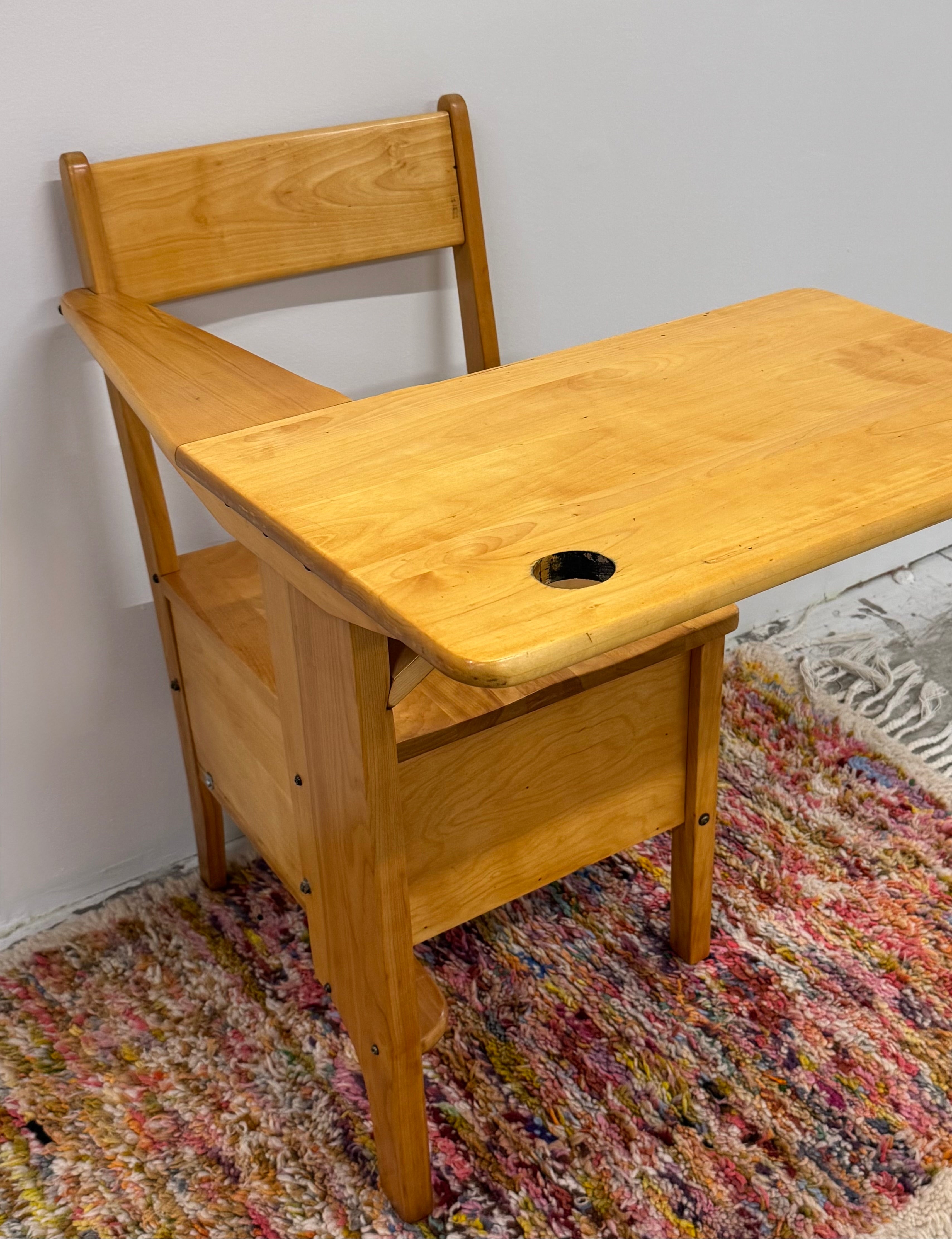 Classic Pine School Desk