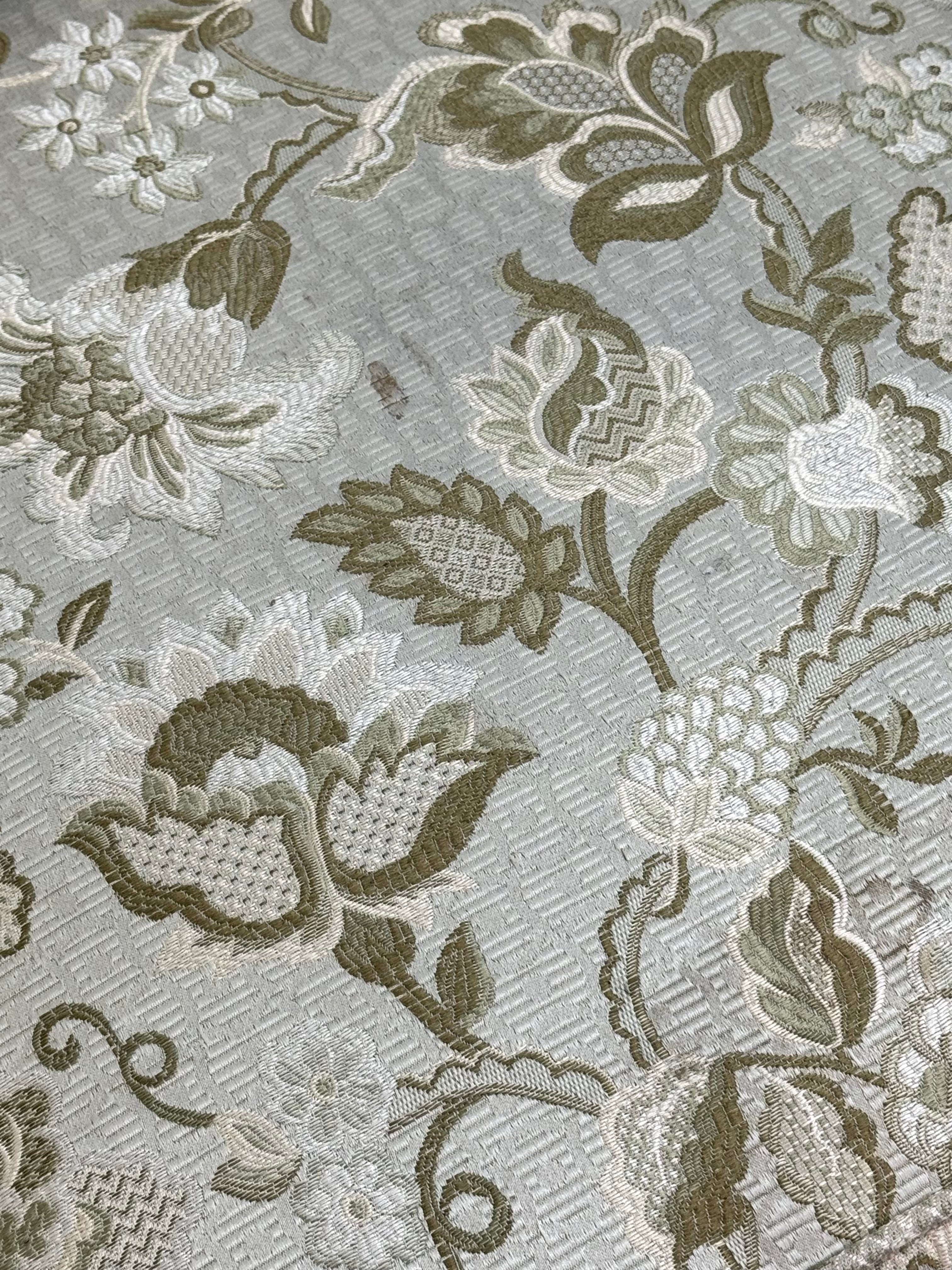 SKLAR PEPPLER Green Damask Chair