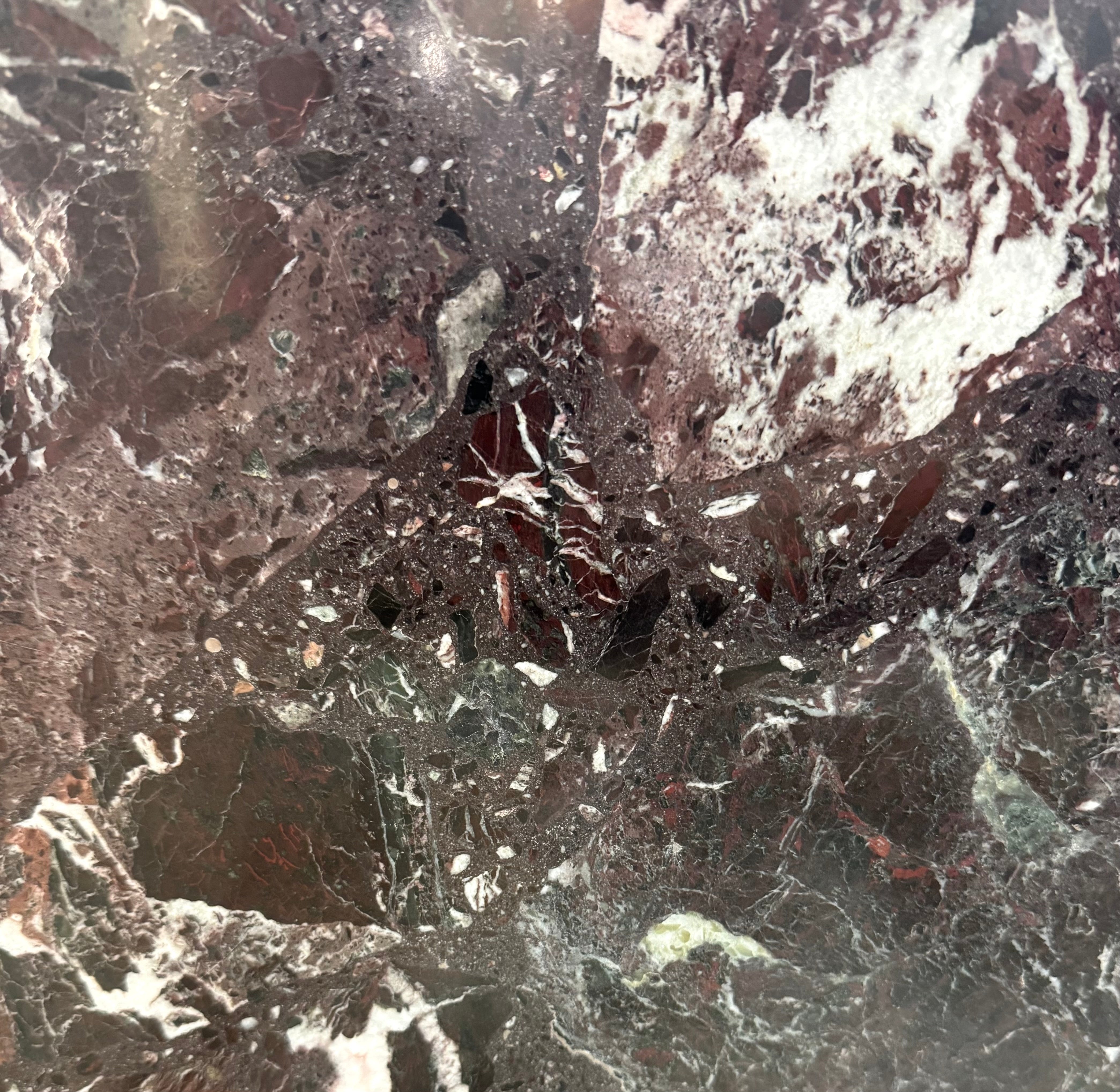 Rosso Levanto Marble Accent Cubes