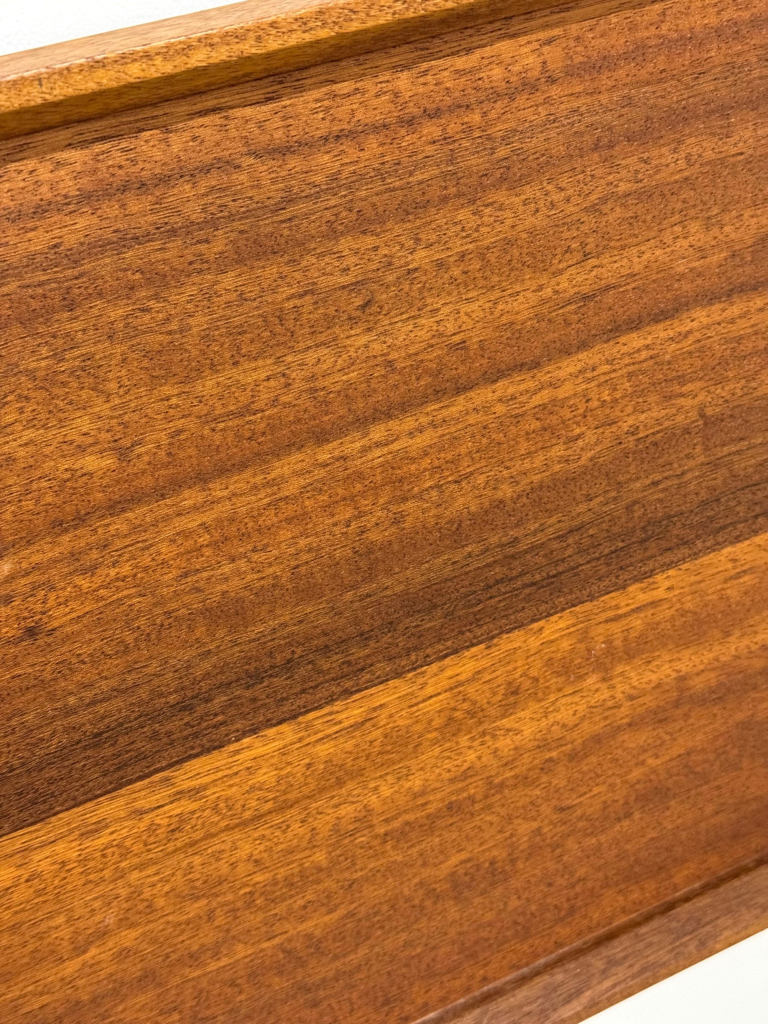 Vintage MCM Solid Teak 74" Headboard