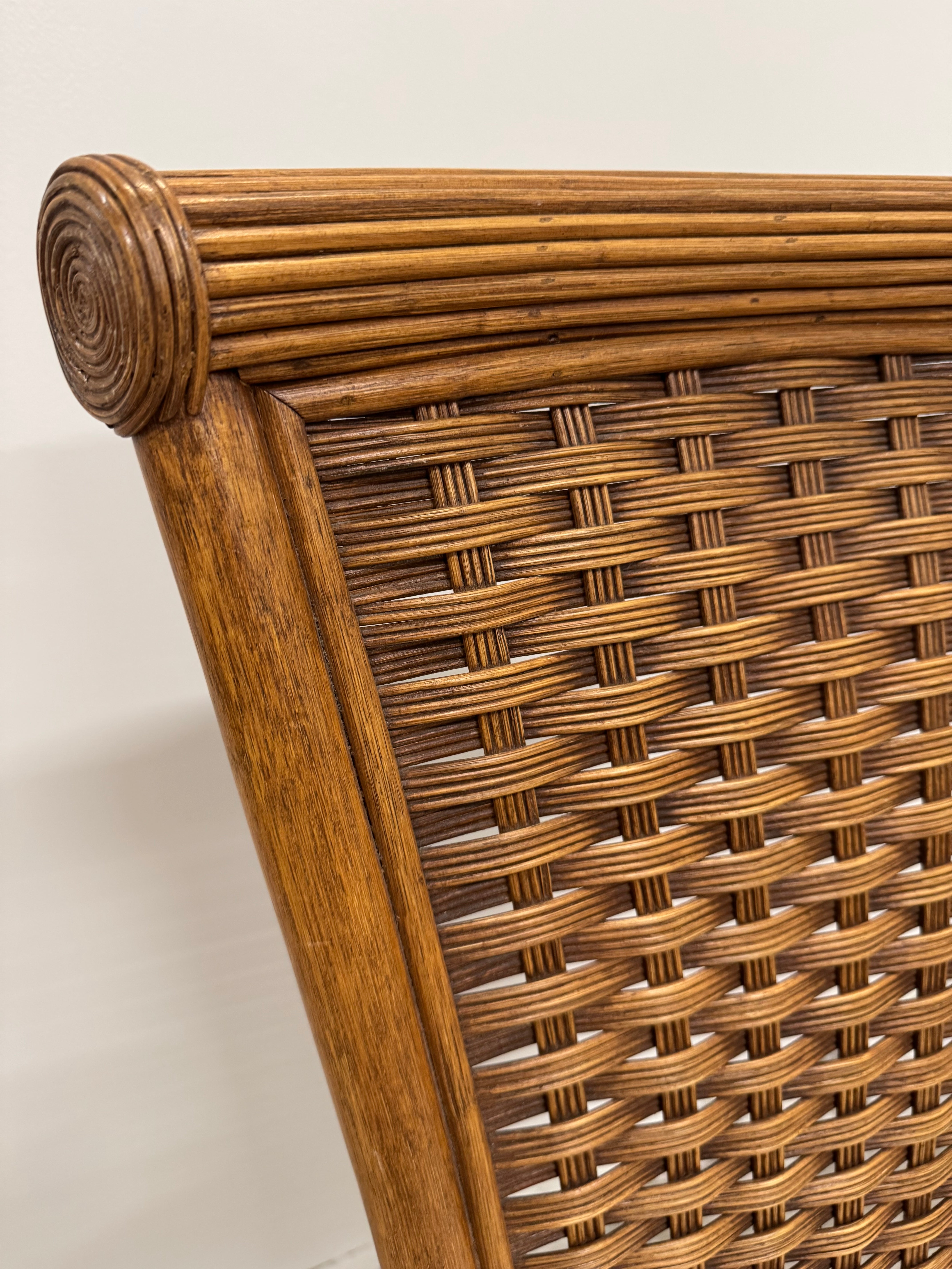 Rattan and Cane Chair