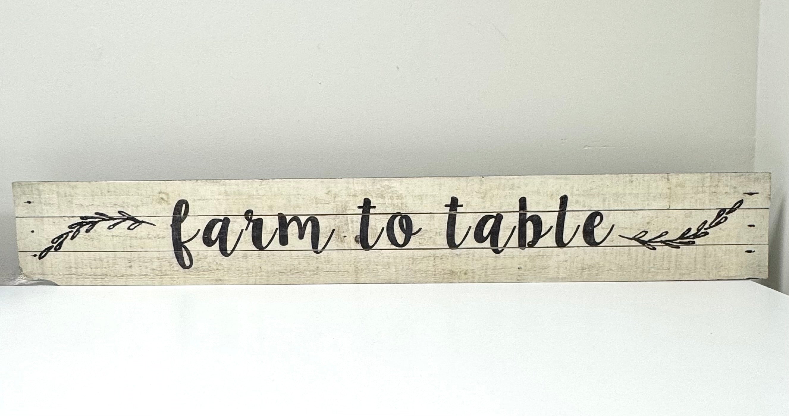 'Farm to Table' Wooden Wall Decor
