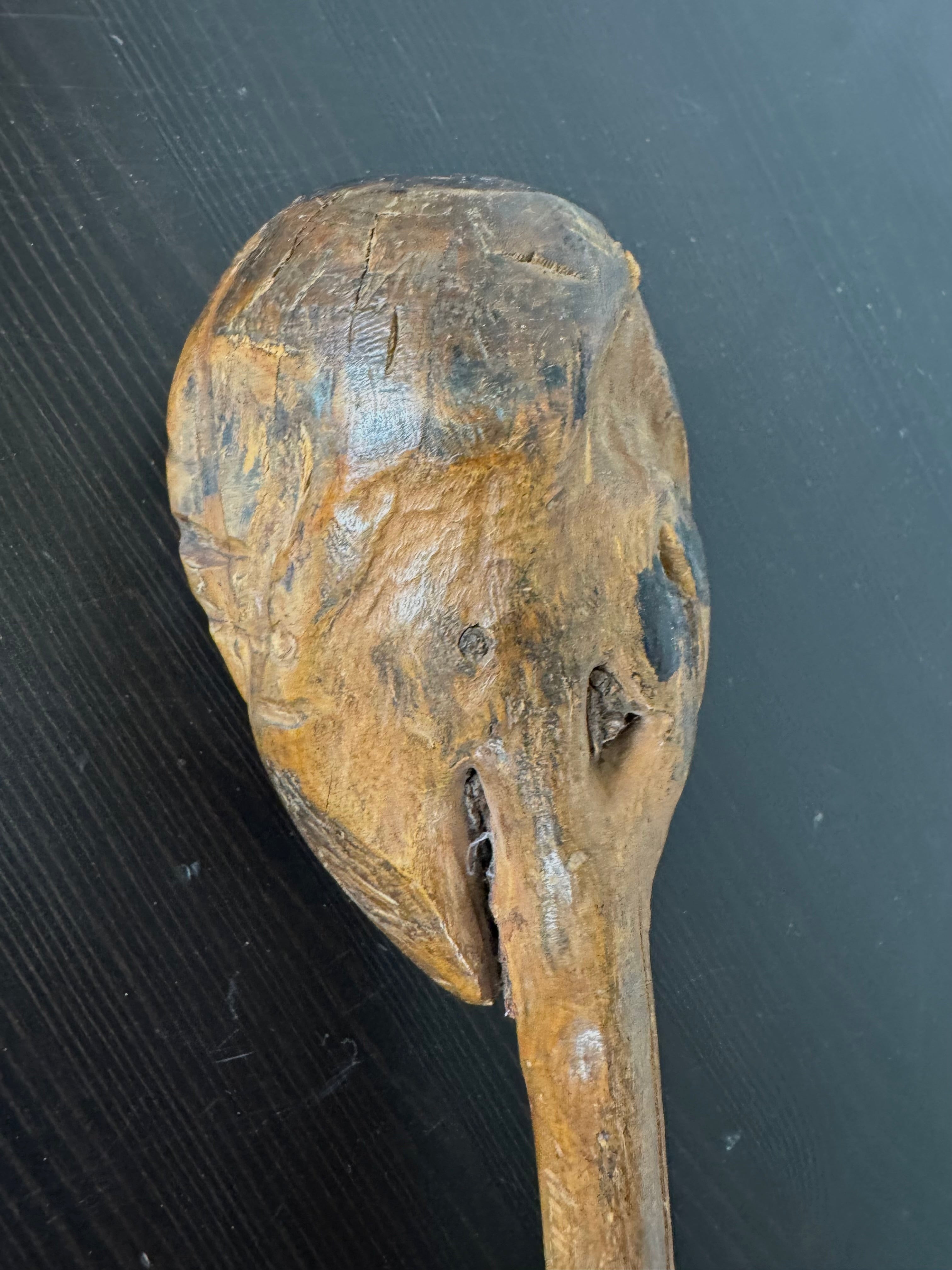 Vintage Hand-carved African Tribal Club