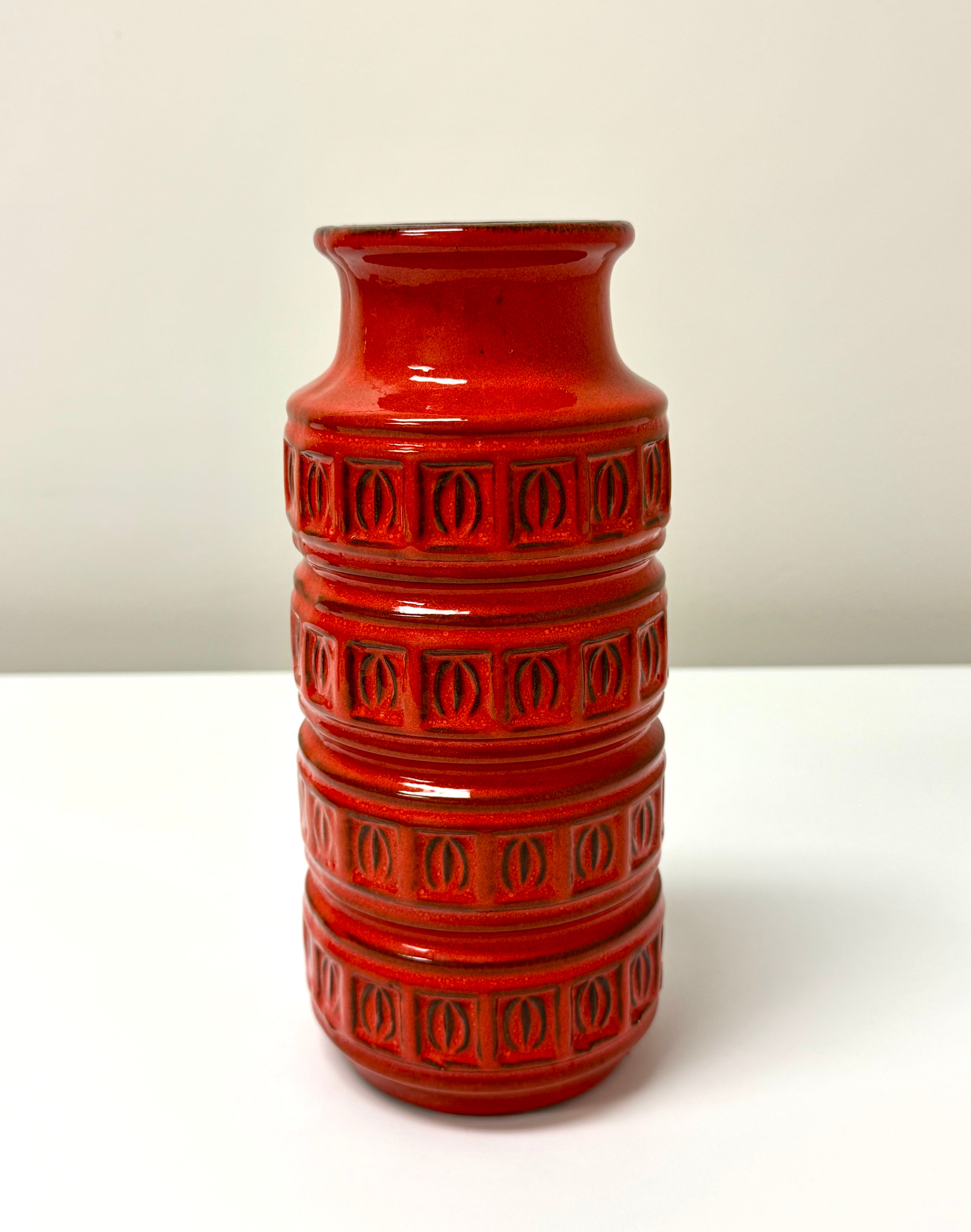 Vintage Burnt Orange 'Tundra 268-23' Vase