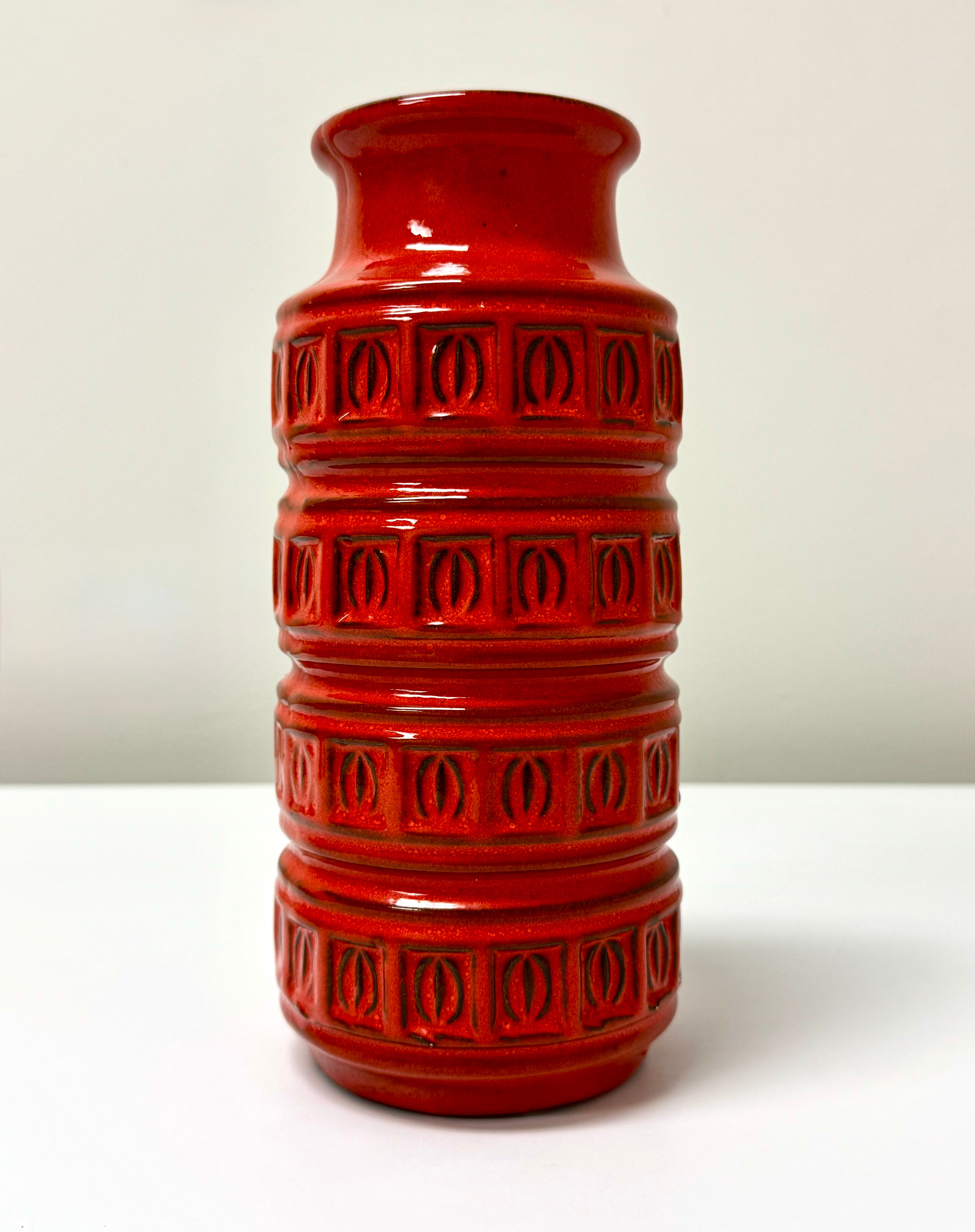 Vintage Burnt Orange 'Tundra 268-23' Vase