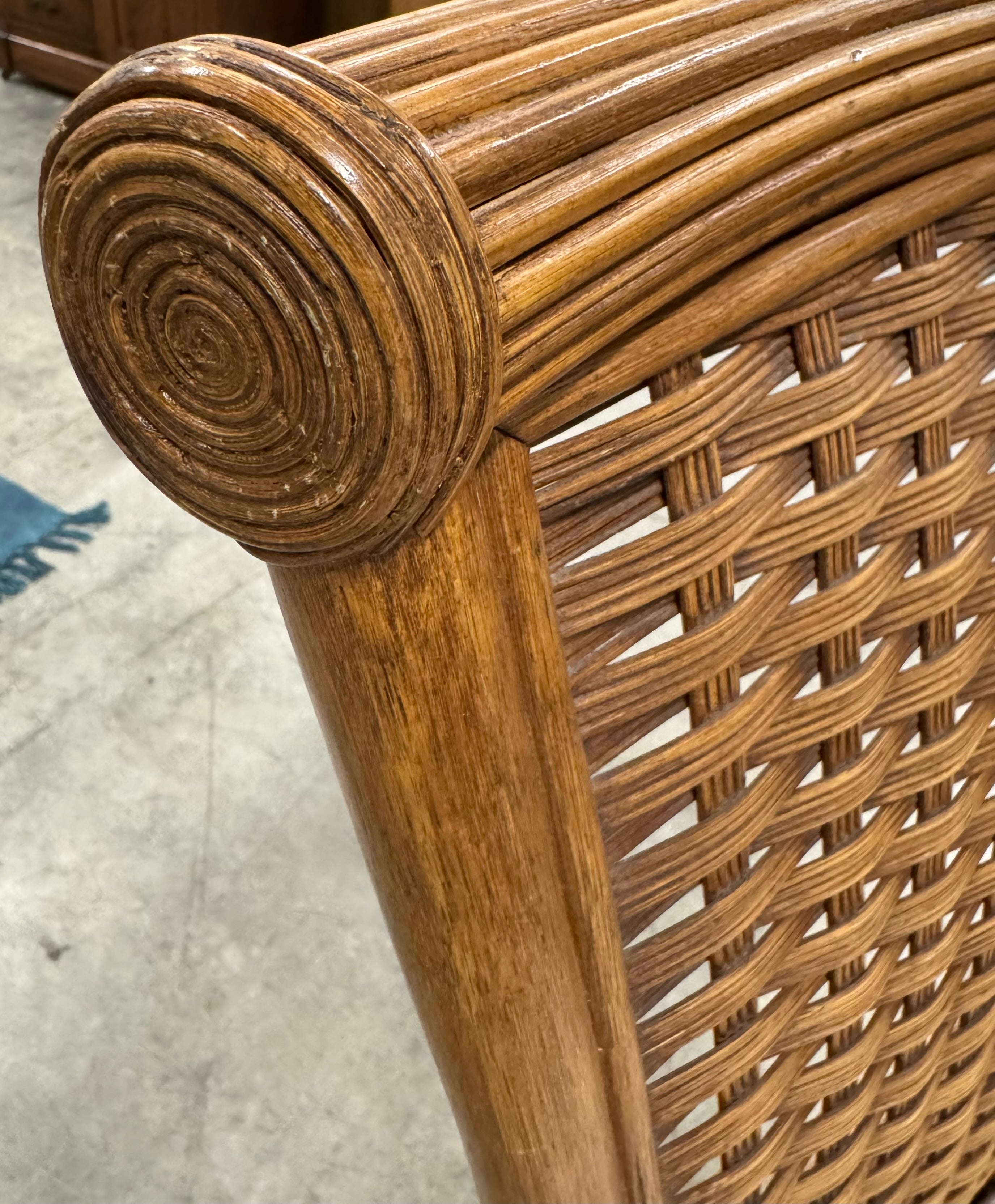 Rattan and Cane Chair